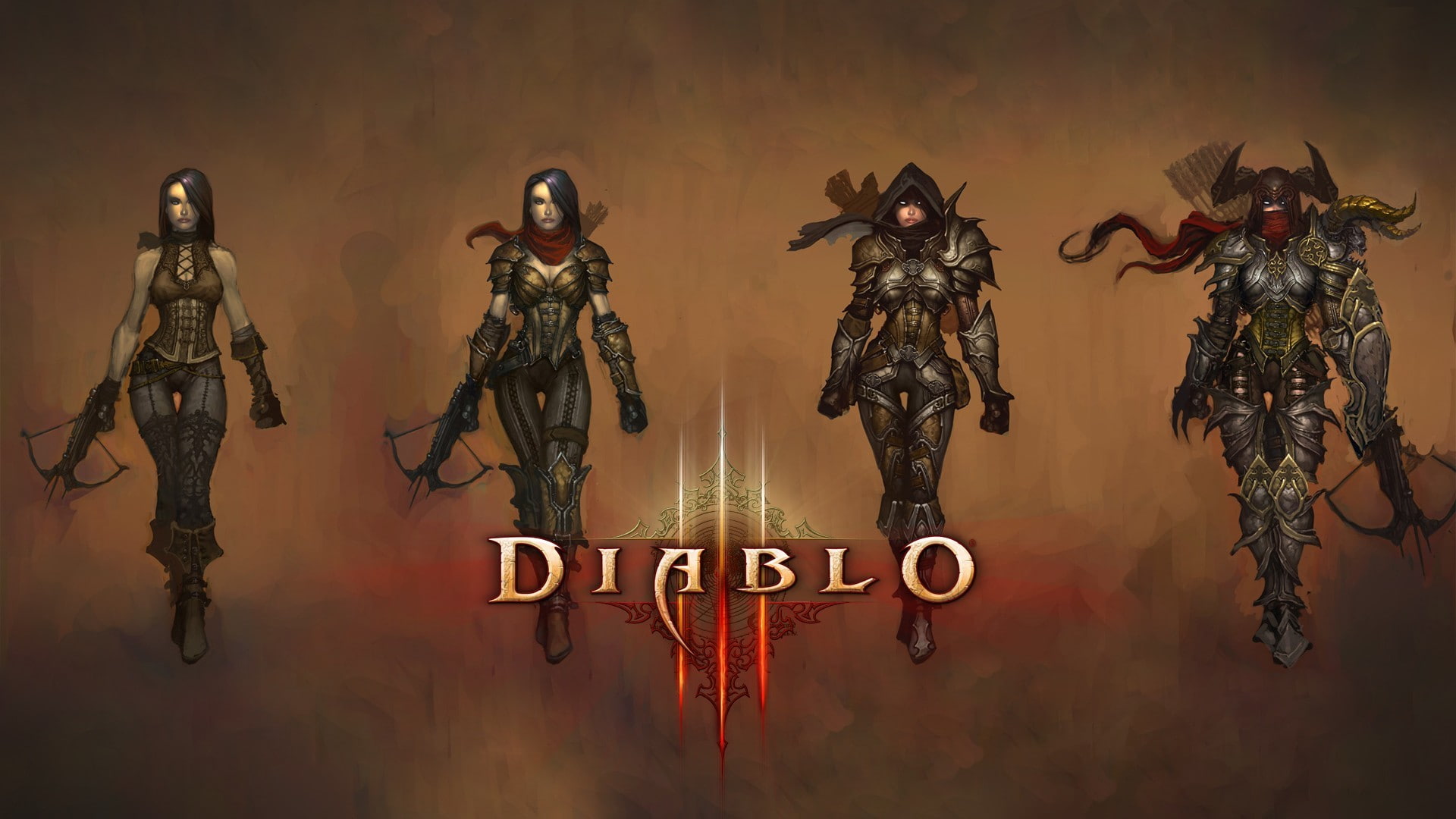 1080P, Demon Hunter, Demon Hunter (Diablo), Diablo III, HD Wallpaper