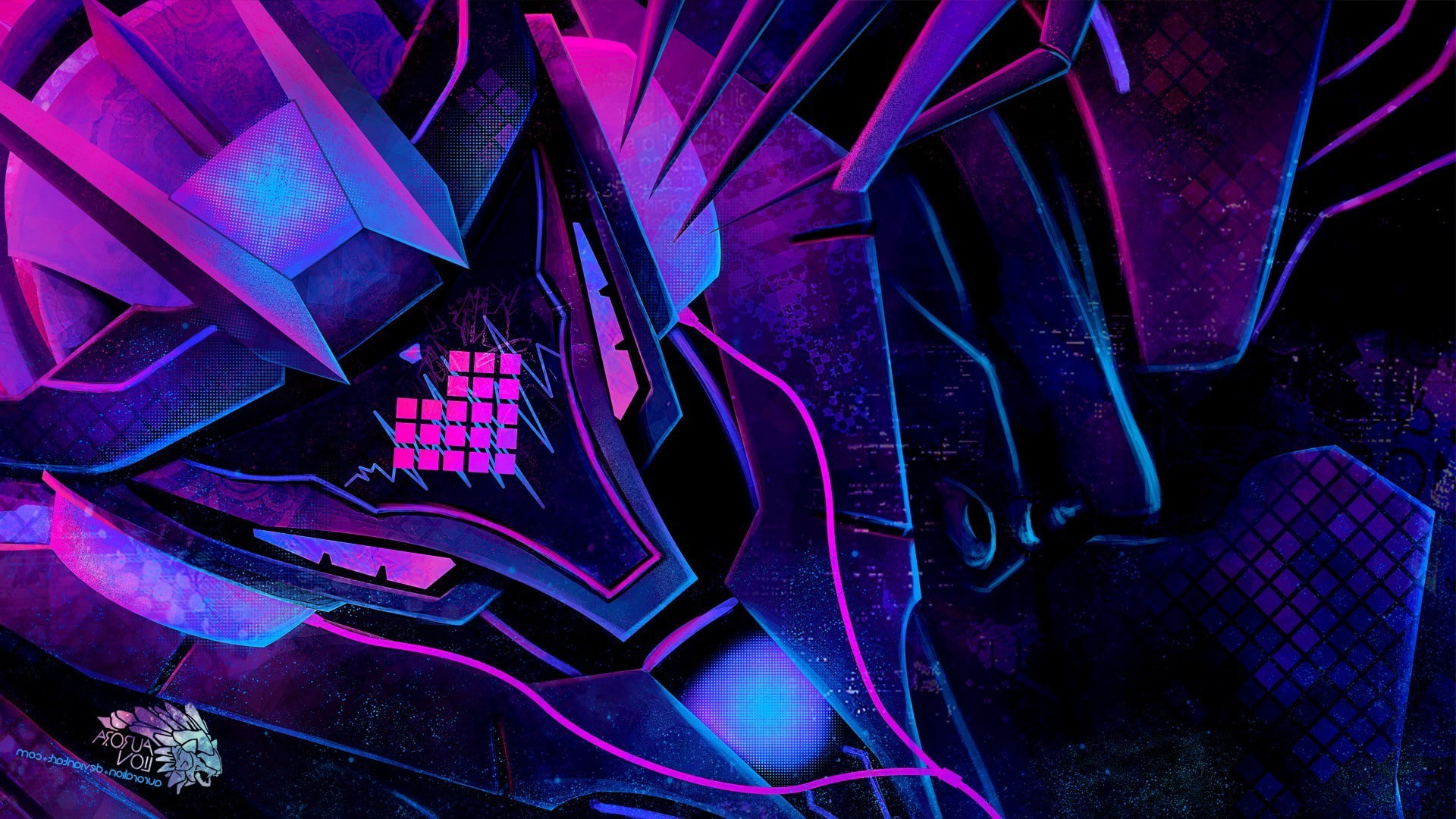 backgrounds, complexity, metal, 1080P, built structure, technology, purple, spiral, pattern, Transformers, night, staircase, abstract, pink color, no people, HD Wallpaper