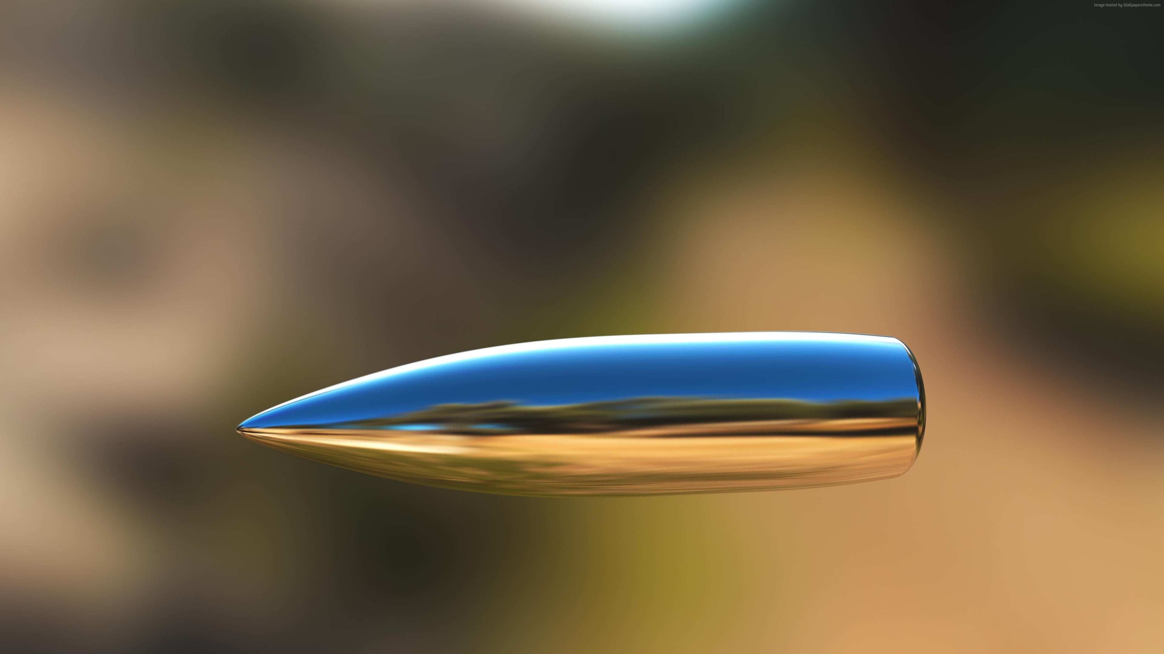 illuminated, blur, indoors, motion, selective focus, 4K, colored background, nature, blurry, no people, close-up, air, bullet, single object, simplicity, HD Wallpaper