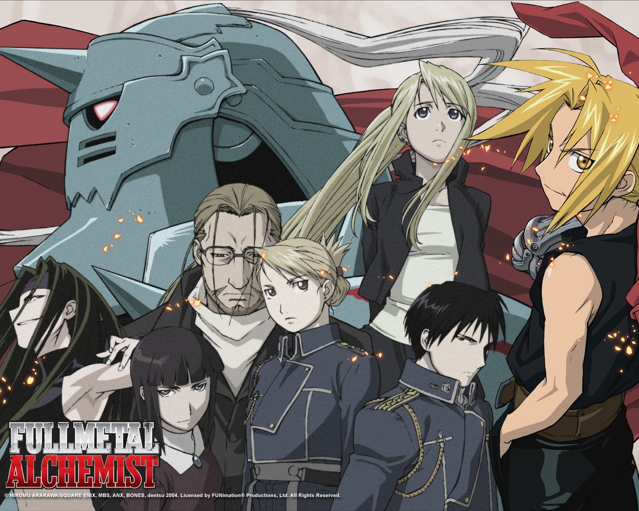male likeness, 720P, mask, Alphonse Elric, Roy Mustang, Van Hohenheim, day, amusement park, close-up, art and craft, representation, Edward Elric, celebration, HD Wallpaper