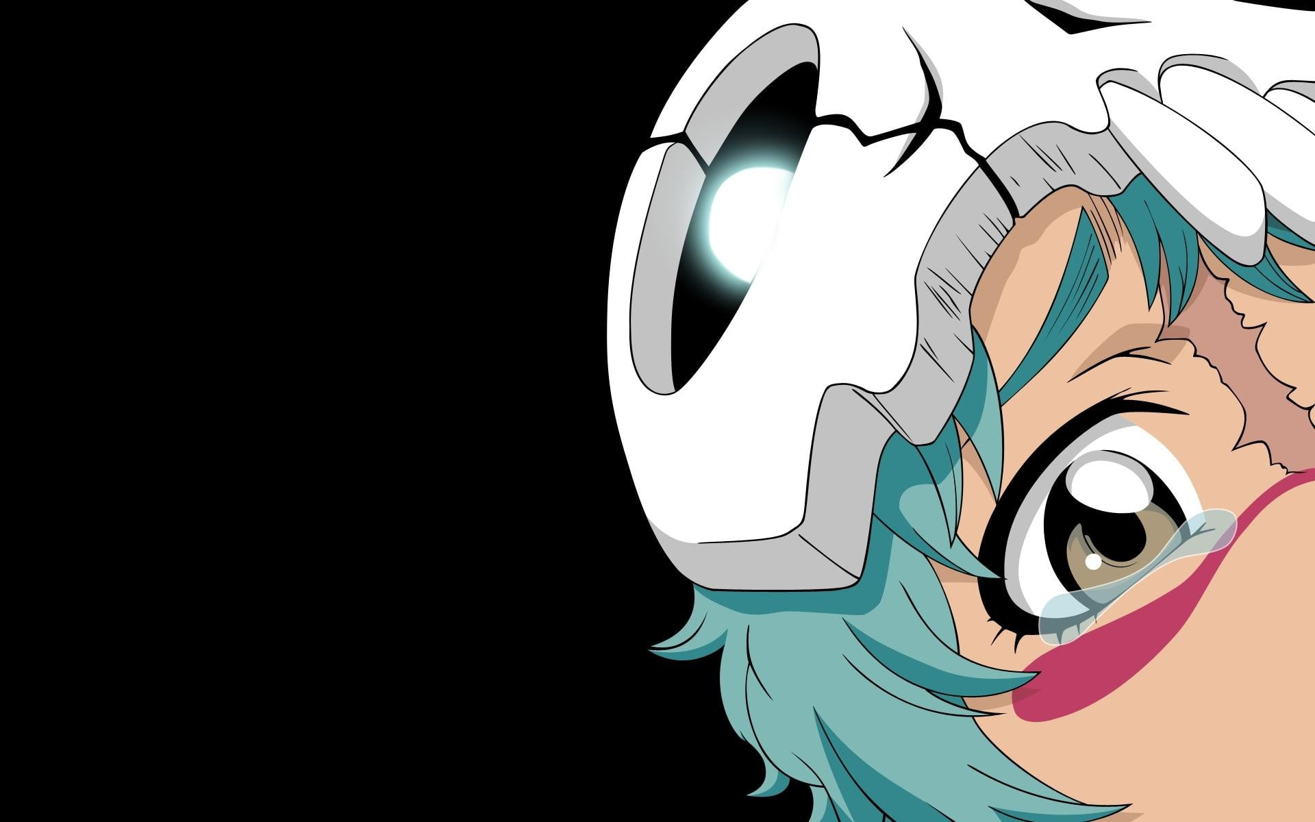 studio shot, Nelliel Tu Odelschwanck, tears, skull, art and craft, sad, anime girls, copy space, light, communication, black, scars, indoors, HD Wallpaper