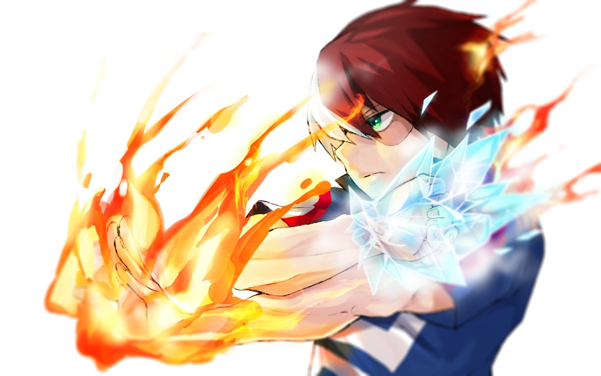 My Hero Academia, Anime, Shouto Todoroki, 1080P, HD Wallpaper