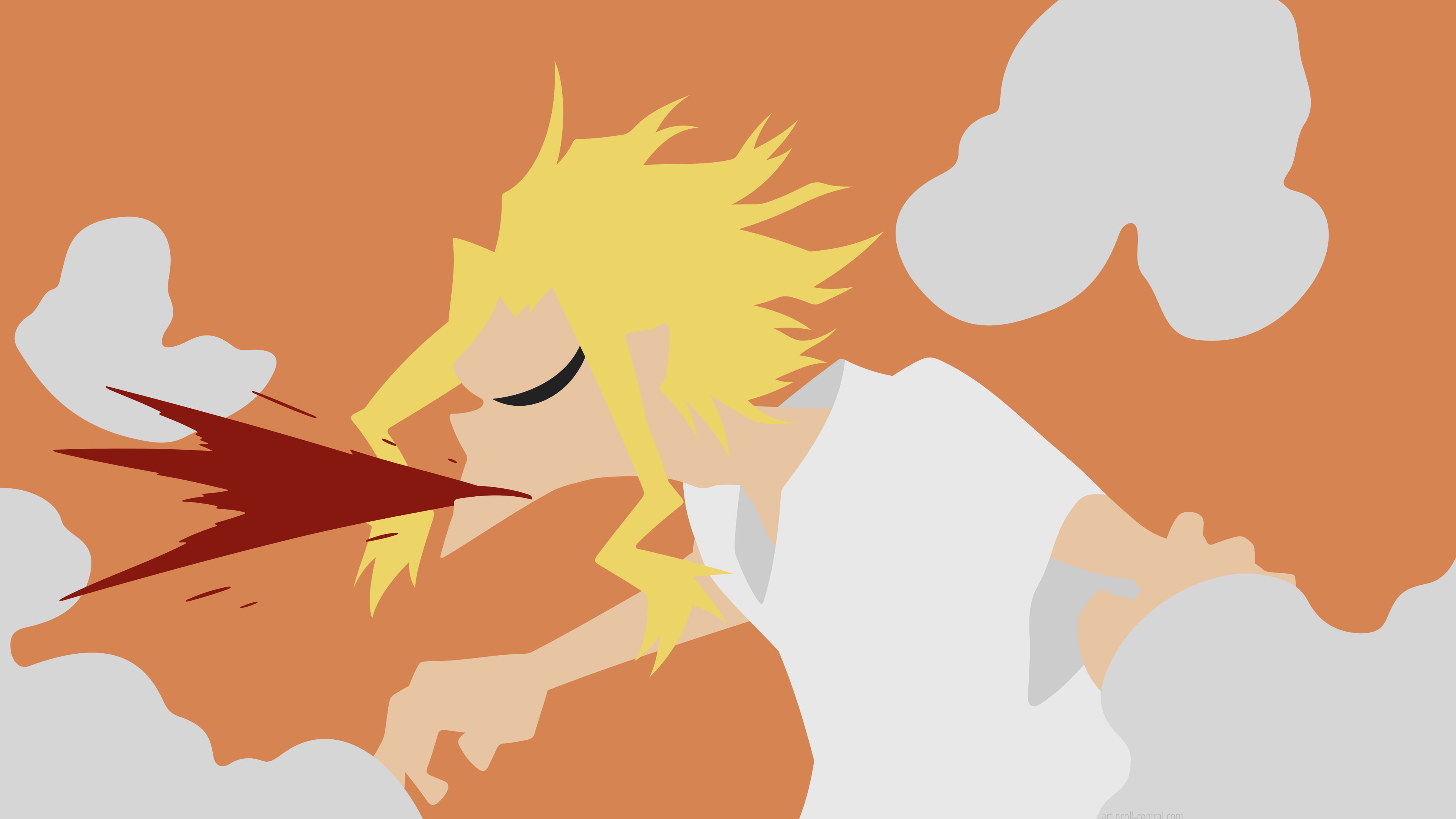 4K, Anime, All Might, Toshinori Yagi, My Hero Academia, HD Wallpaper
