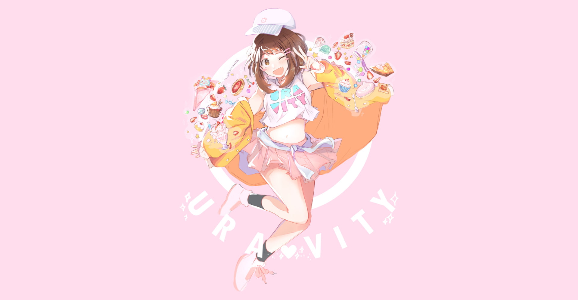 1080P, Ochaco Uraraka, My Hero Academia, Boku no Hero Academia, Anime, HD Wallpaper