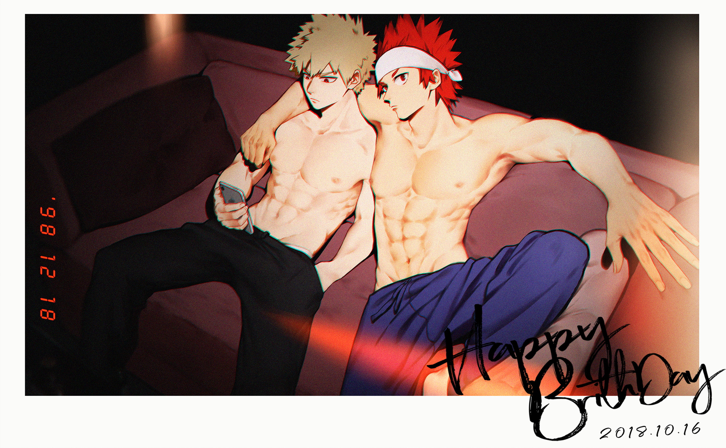 My Hero Academia, Eijiro Kirishima, 1080P, Katsuki Bakugou, Anime, HD Wallpaper