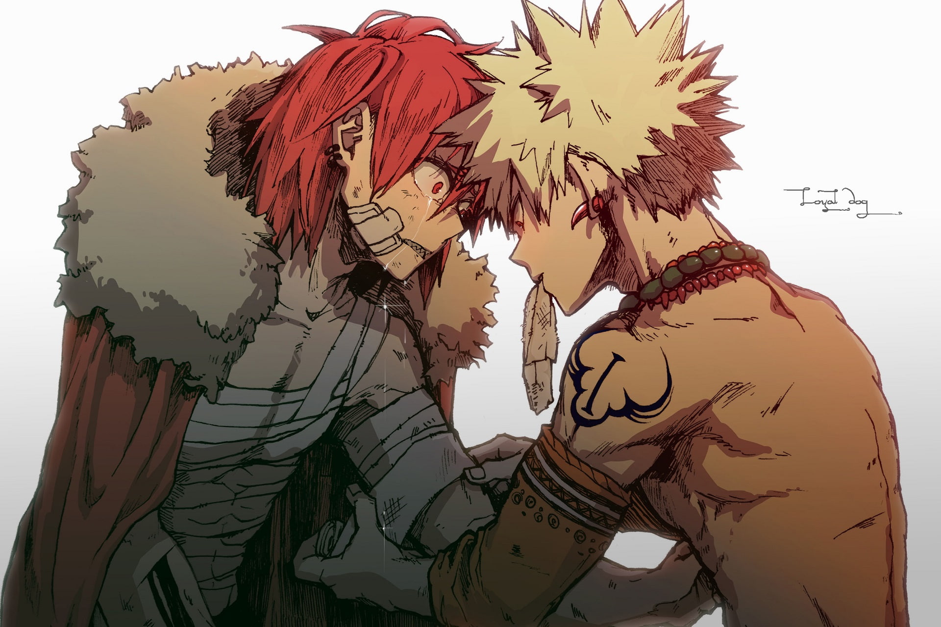 My Hero Academia, Katsuki Bakugou, 1080P, Eijiro Kirishima, Anime, HD Wallpaper