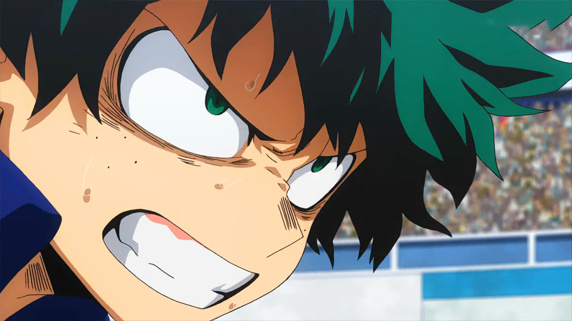 green eyes, Male, Izuku Midoriya, 1080P, Deku, anime boys, HD Wallpaper