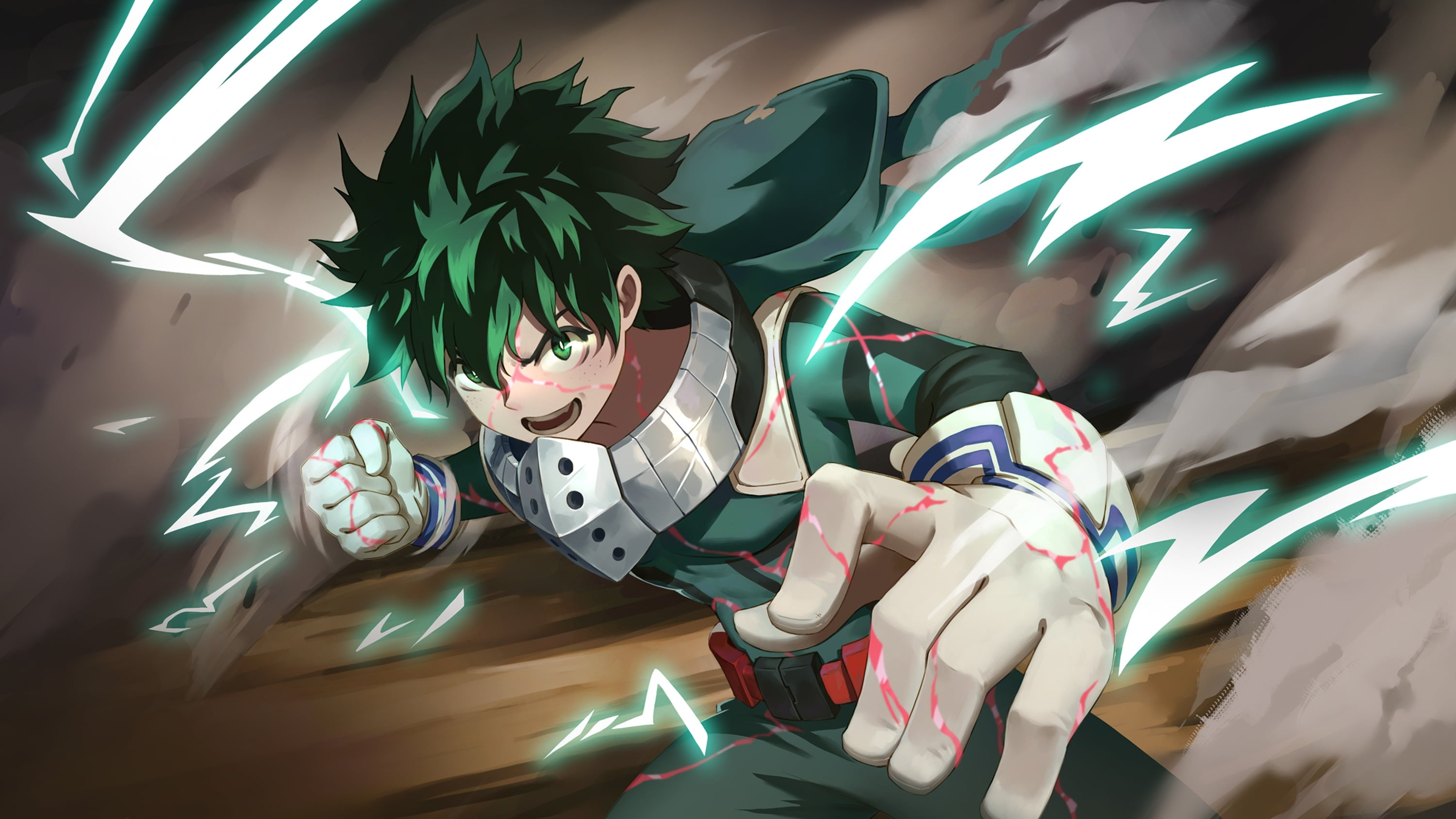2K, Anime, My Hero Academia, Izuku Midoriya, HD Wallpaper