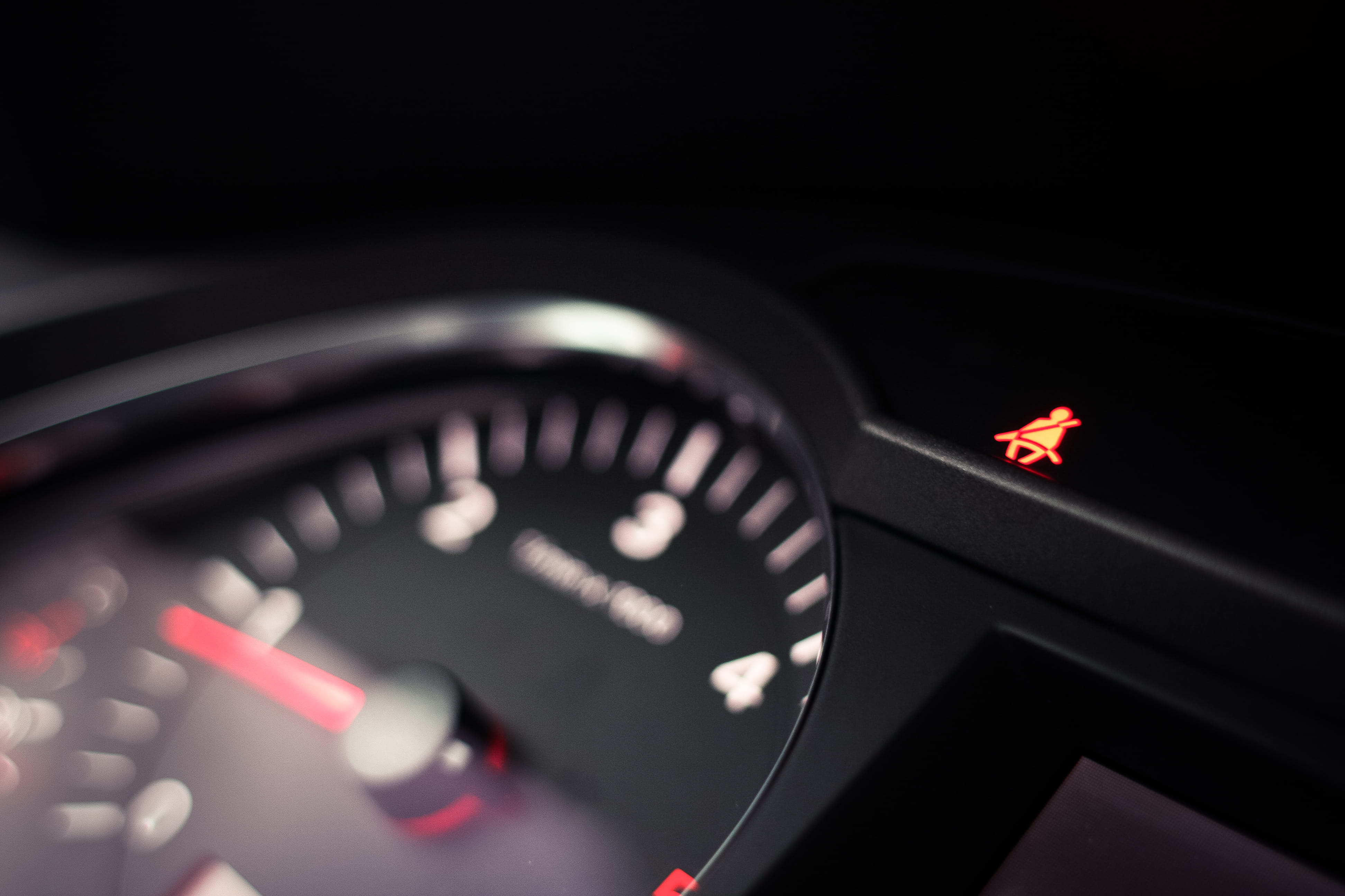motor vehicle, indoors, control, dashboard, mode of transportation, illuminated, seat, vehicle Interior, driving, meter - instrument of measurement, Warning, HD Wallpaper