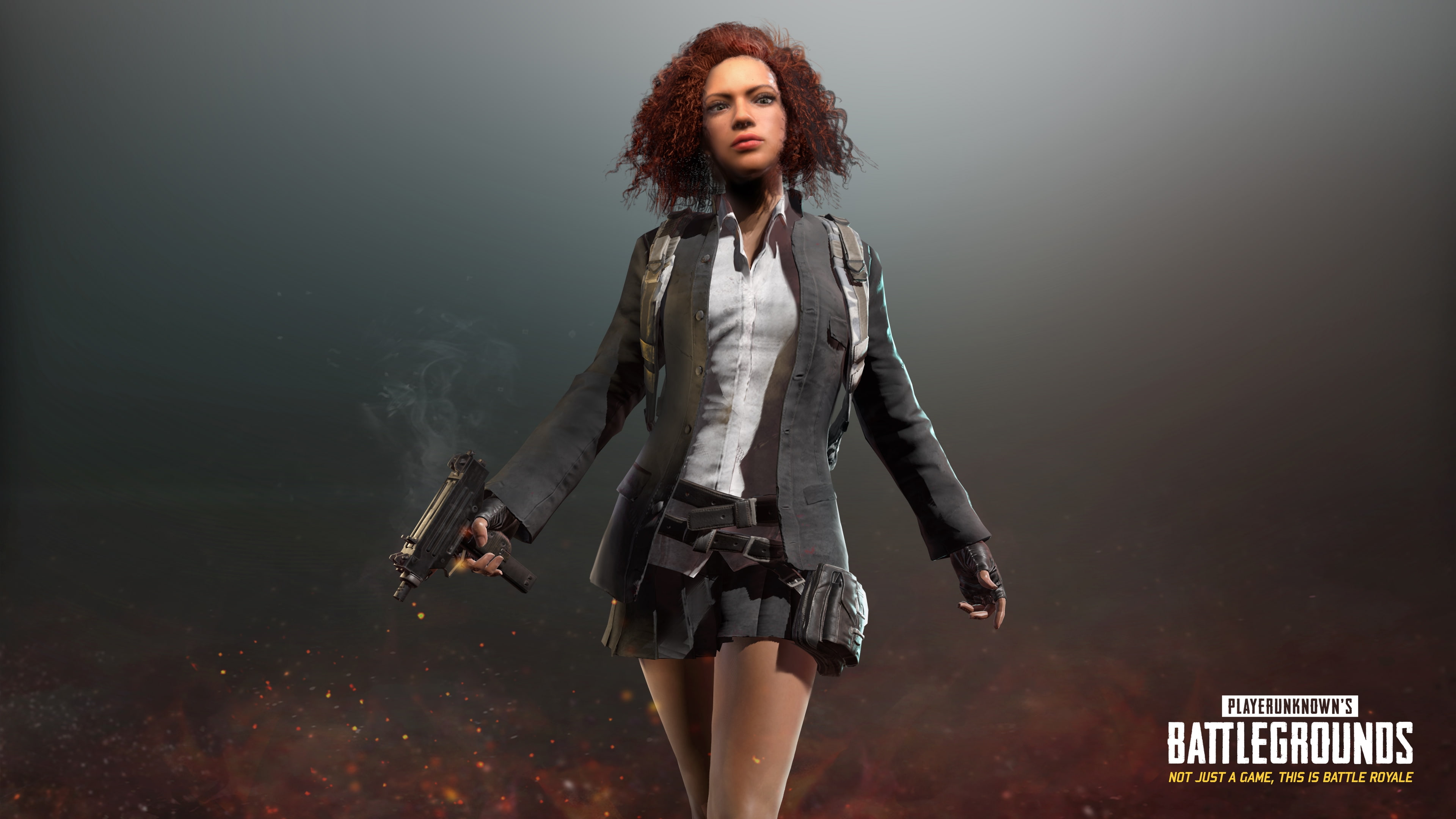 4K, pubg, girl character, playerunknowns battleground, Games, HD Wallpaper