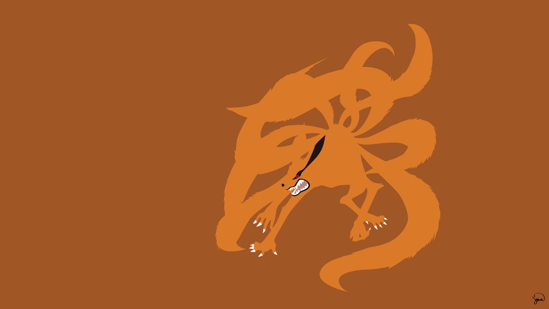 Kurama (Naruto), 1080P, Naruto, Anime, HD Wallpaper