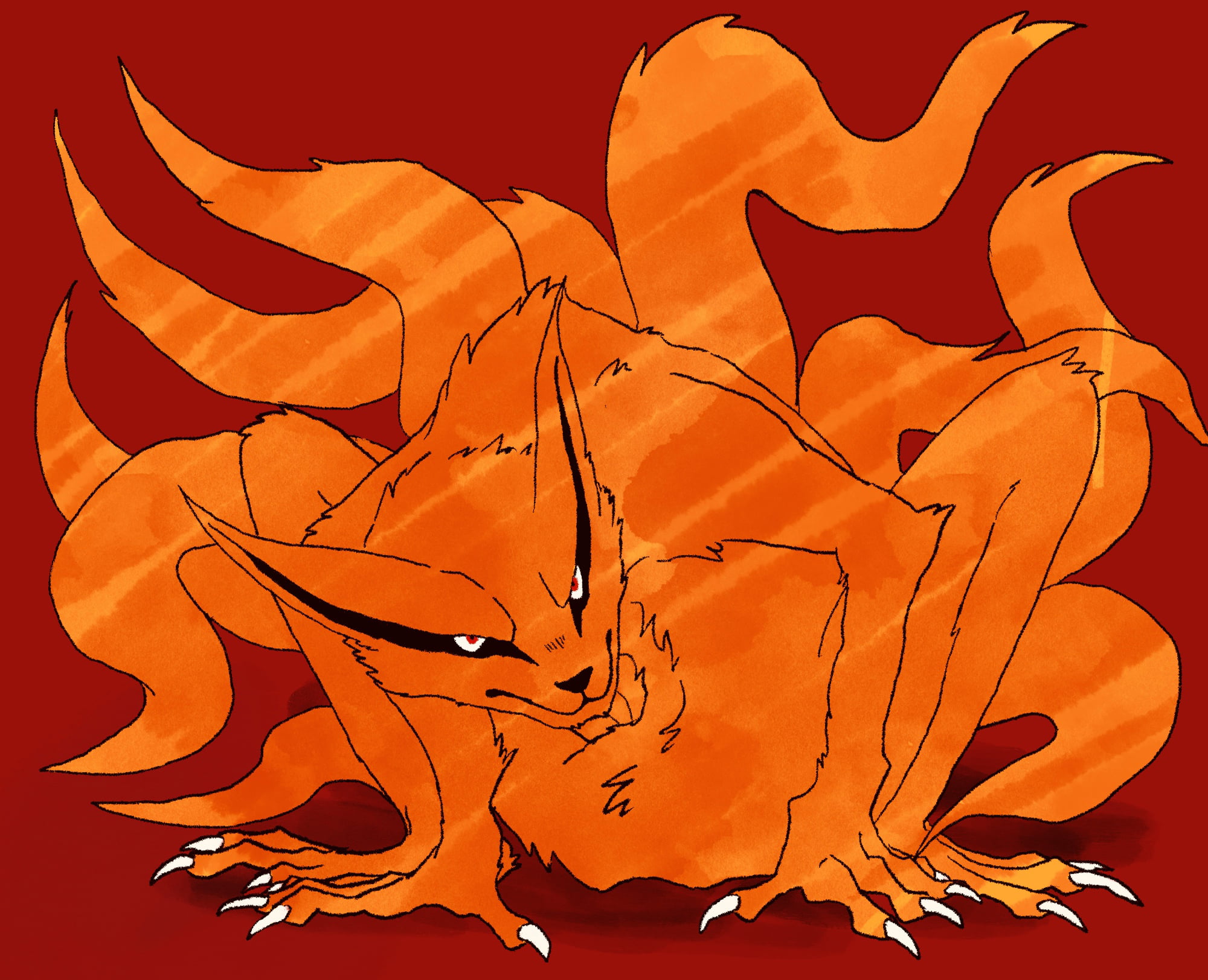 1080P, Naruto, Kurama (Naruto), HD Wallpaper
