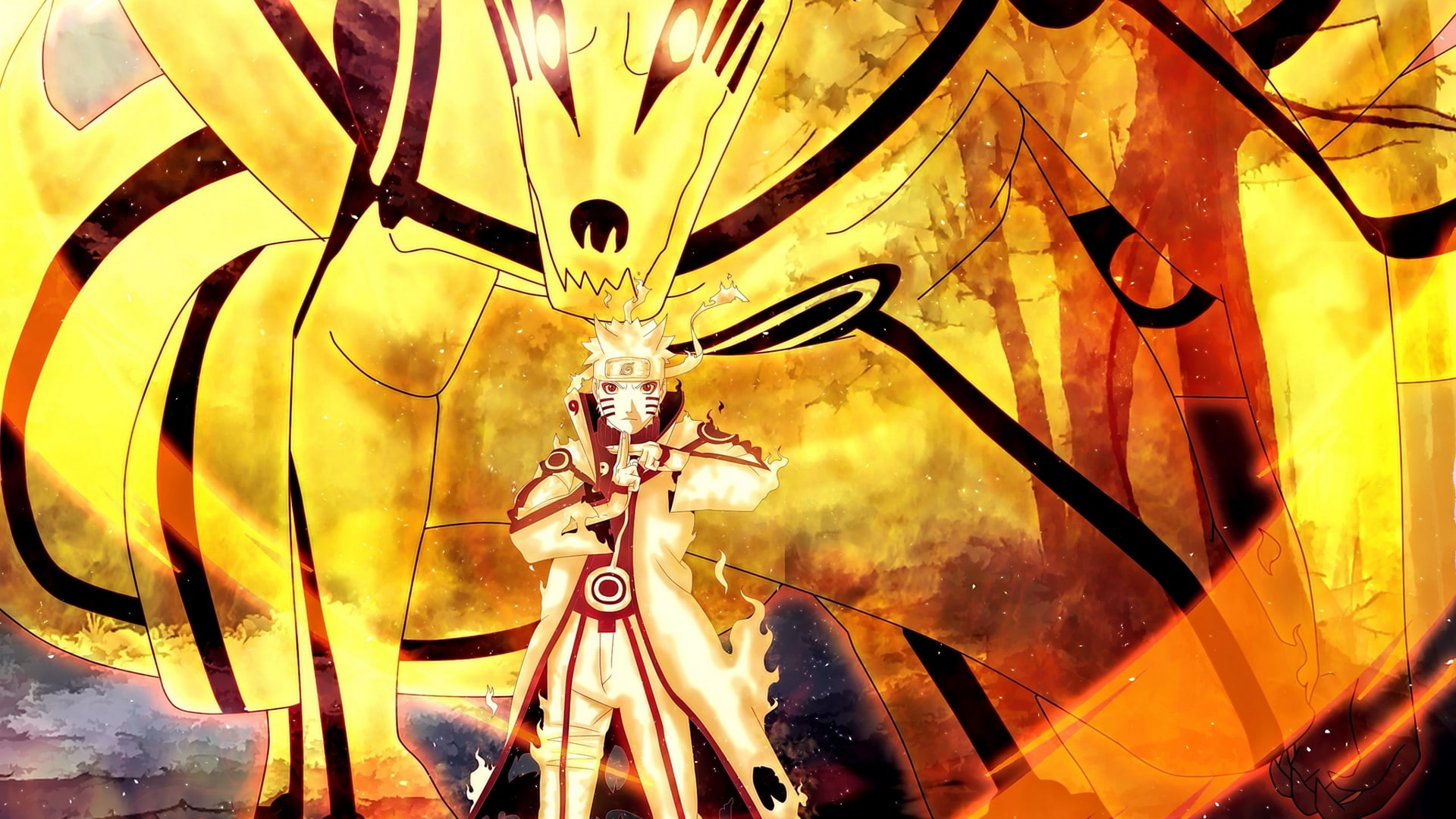 1080P, Kurama (Naruto), Anime, Naruto, HD Wallpaper