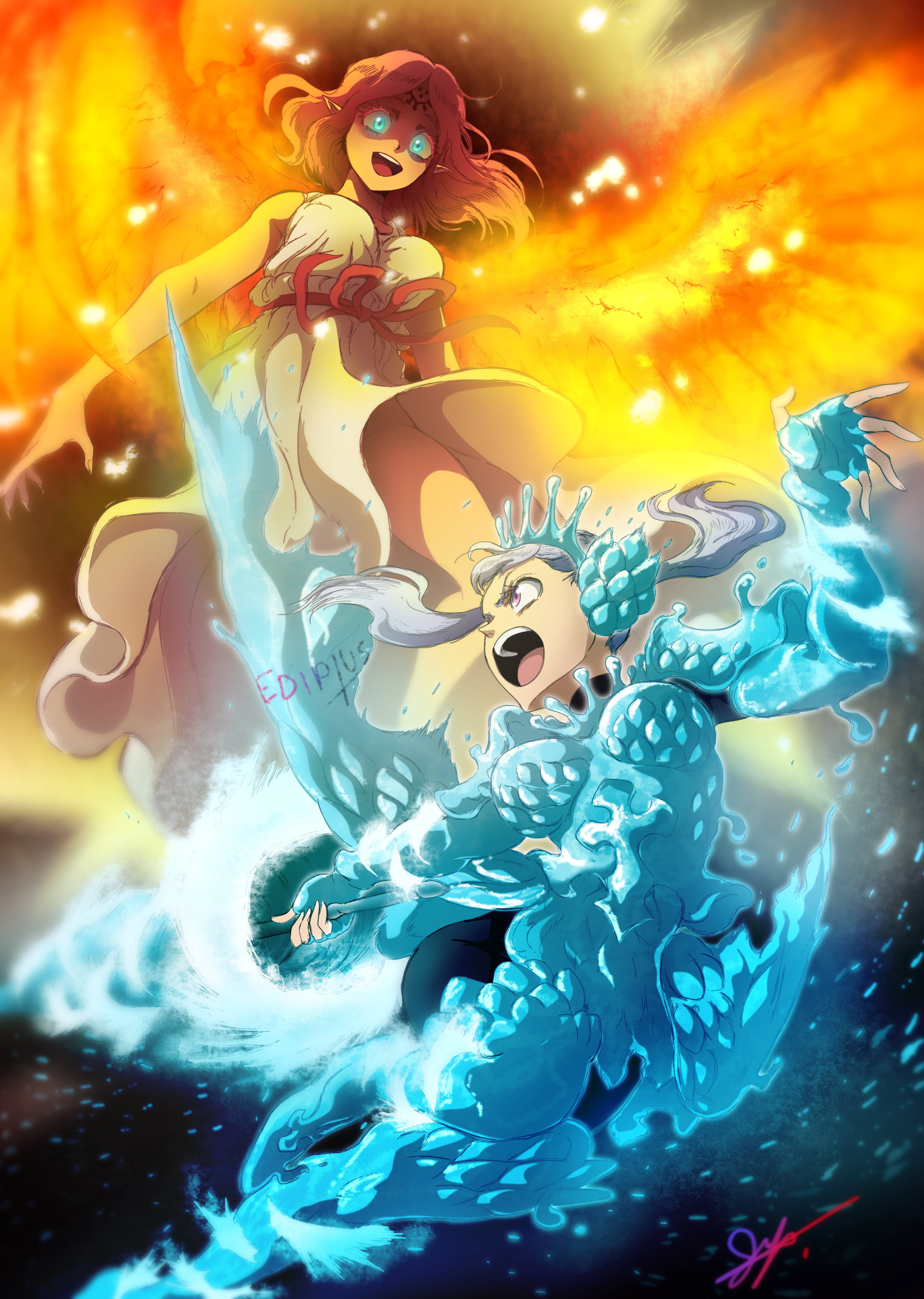 2K, Black Clover, anime girls, anime, Noelle Silva, Phone HD Wallpaper