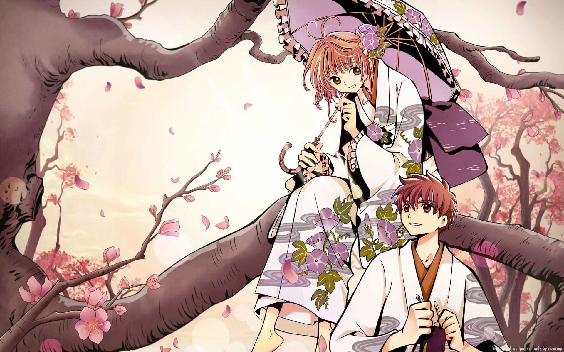 Anime, 1080P, Princess Sakura, Tsubasa: Reservoir Chronicle, Syaoran Li, HD Wallpaper