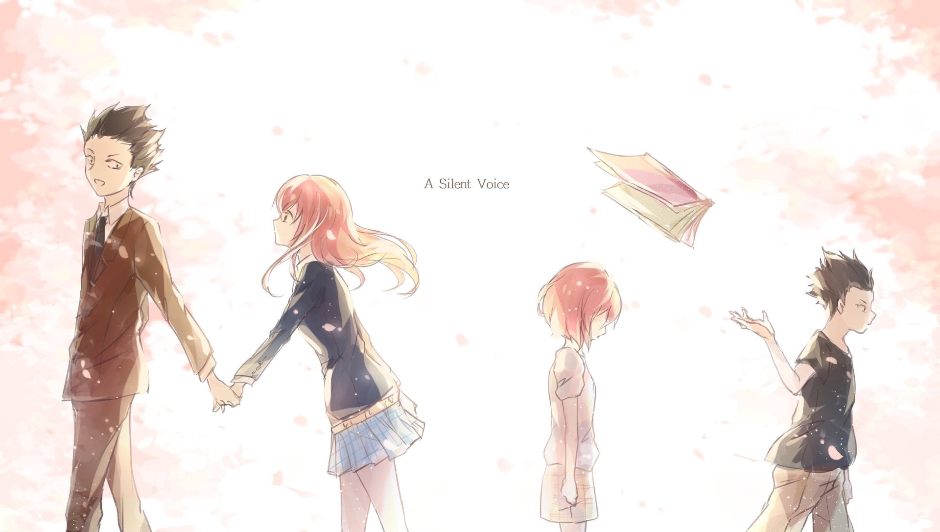 lifestyles, indoors, silent, hairstyle, 1080P, fashion, standing, young adult, voice, studio shot, Shouko Nishimiya, art and craft, Koe No Katachi, HD Wallpaper