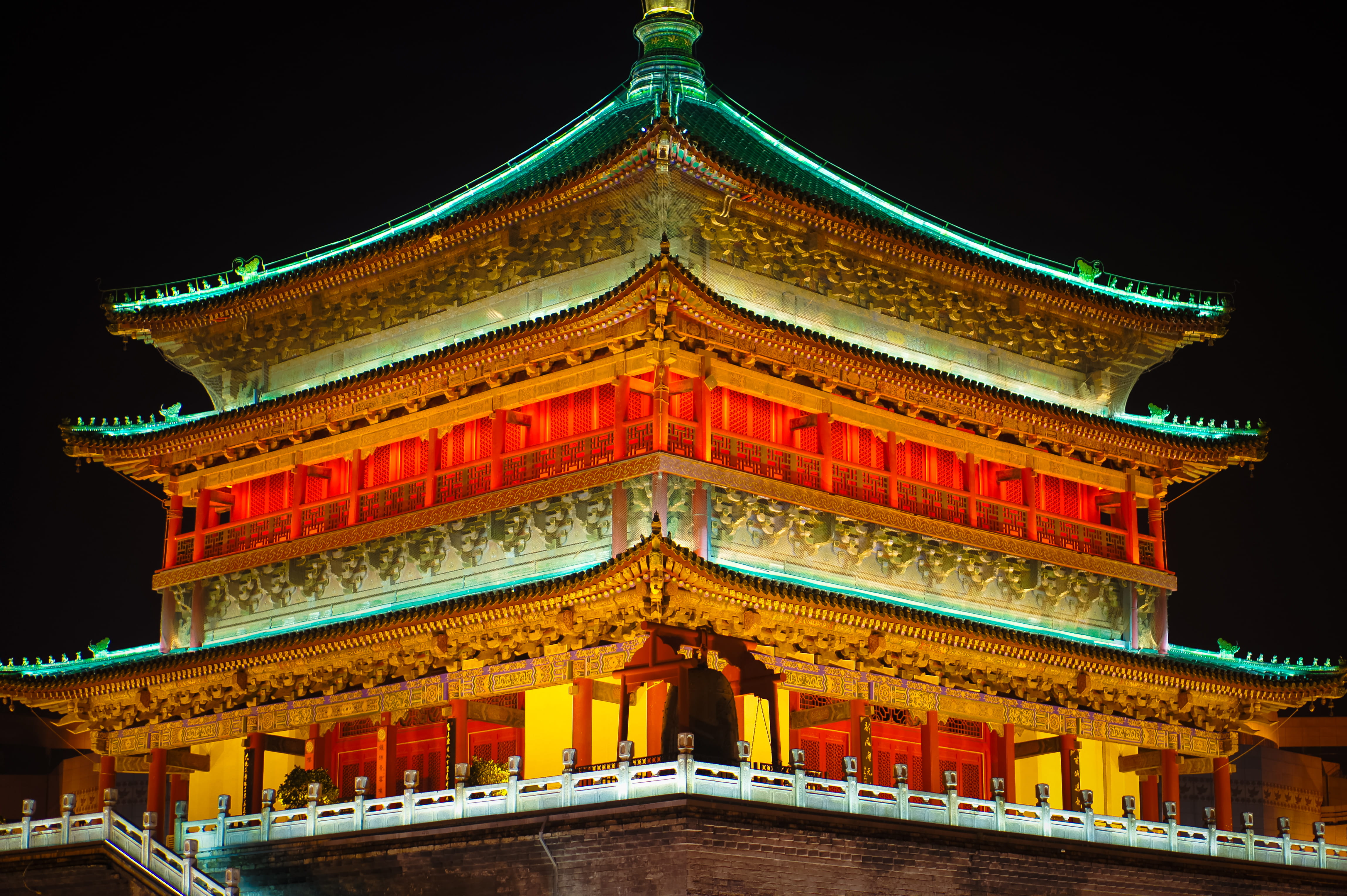 no people, traditional design, worship, pagoda, asia, religion, outdoors, night, light, history, boat, sky, building exterior, vessel, classical style, HD Wallpaper