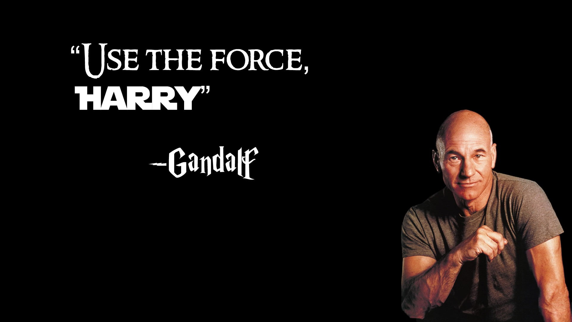x, Harry, of, black, Stewart, Jedi, gandalf, 1080P, one person, front view, Fail, western script, indoors, Star, Patrick, men, funny, background, Potter, HD Wallpaper