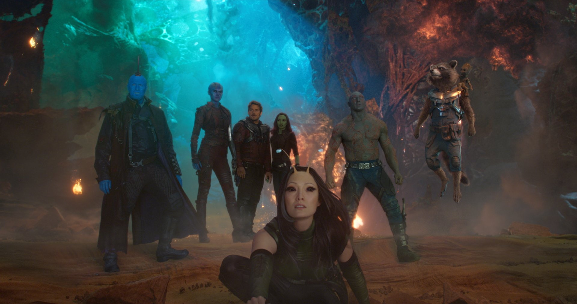 Guardians of the Galaxy Vol. 2, Nebula (Marvel Comics), Star Lord, Rocket Raccoon, Groot, Drax The Destroyer, 1080P, Movie, Gamora, Peter Quill, HD Wallpaper