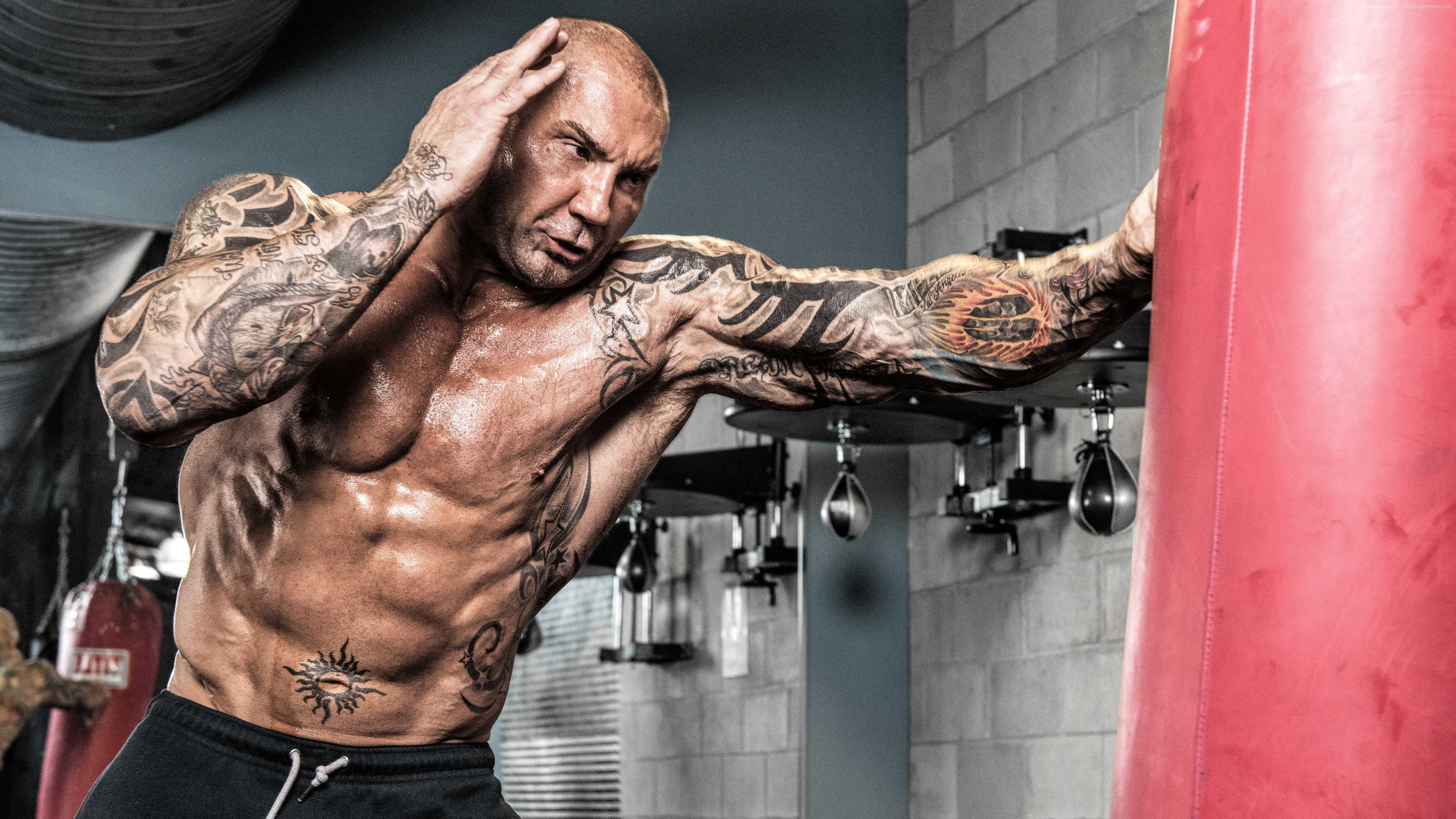 boxing, Dave Bautista, 4K, 4K, HD Wallpaper