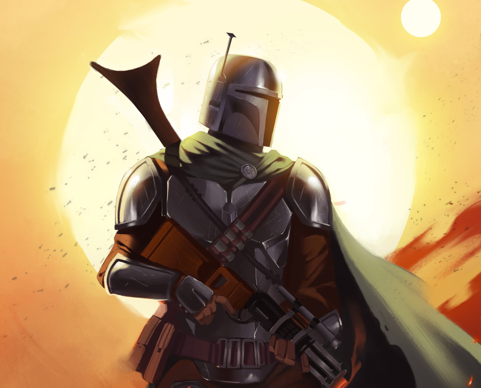 The Mandalorian (Character), TV Show, The Mandalorian, 1080P, Star Wars, HD Wallpaper