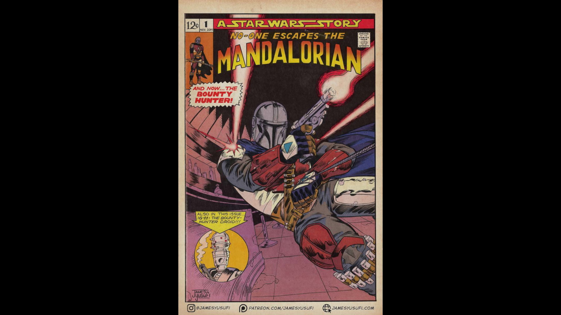 Star Wars, 1080P, The Mandalorian (Character), IG-11, comics, Baby Yoda, The Mandalorian, HD Wallpaper