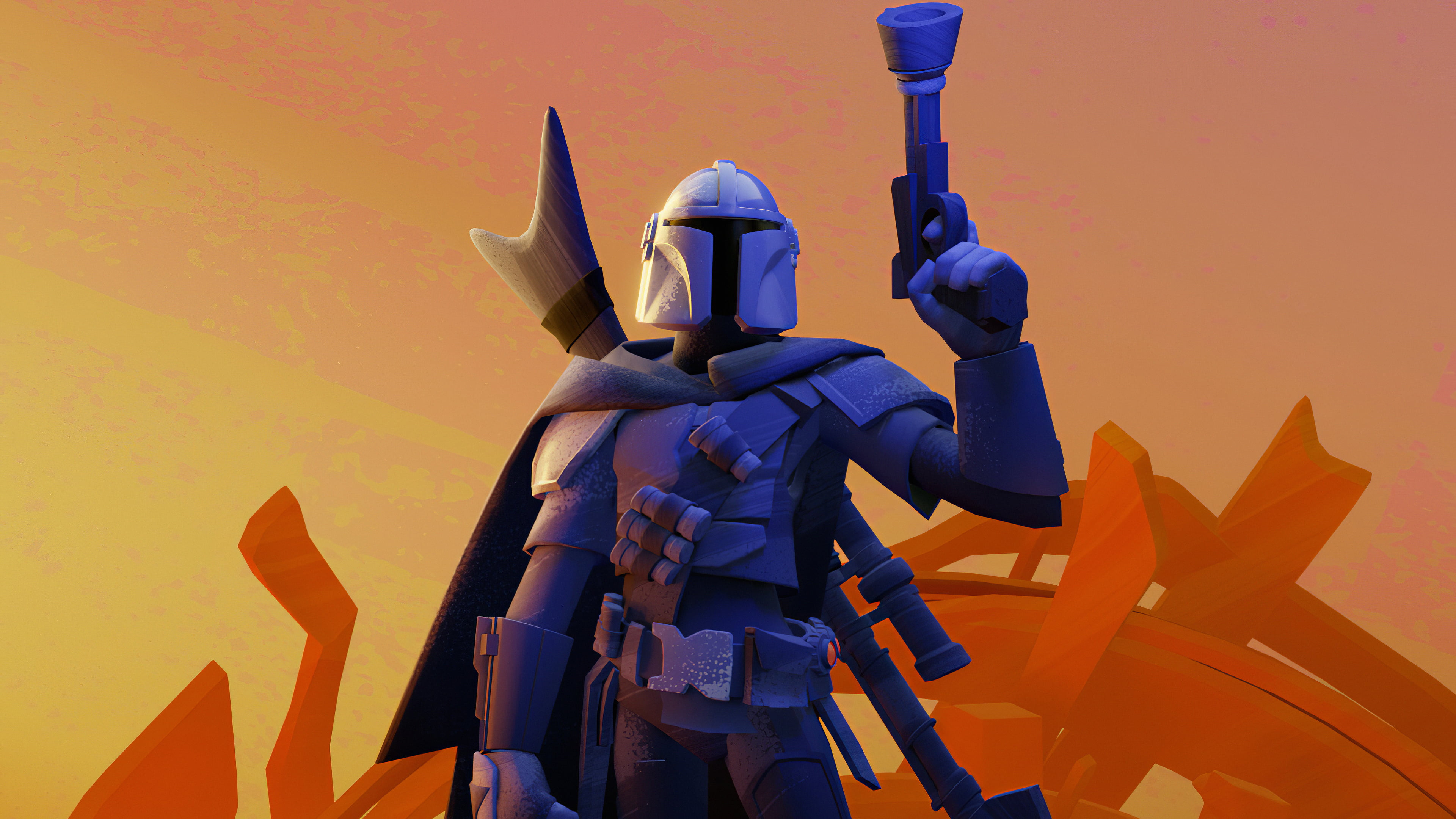 TV Show, The Mandalorian, The Mandalorian (Character), Star Wars, 4K, HD Wallpaper