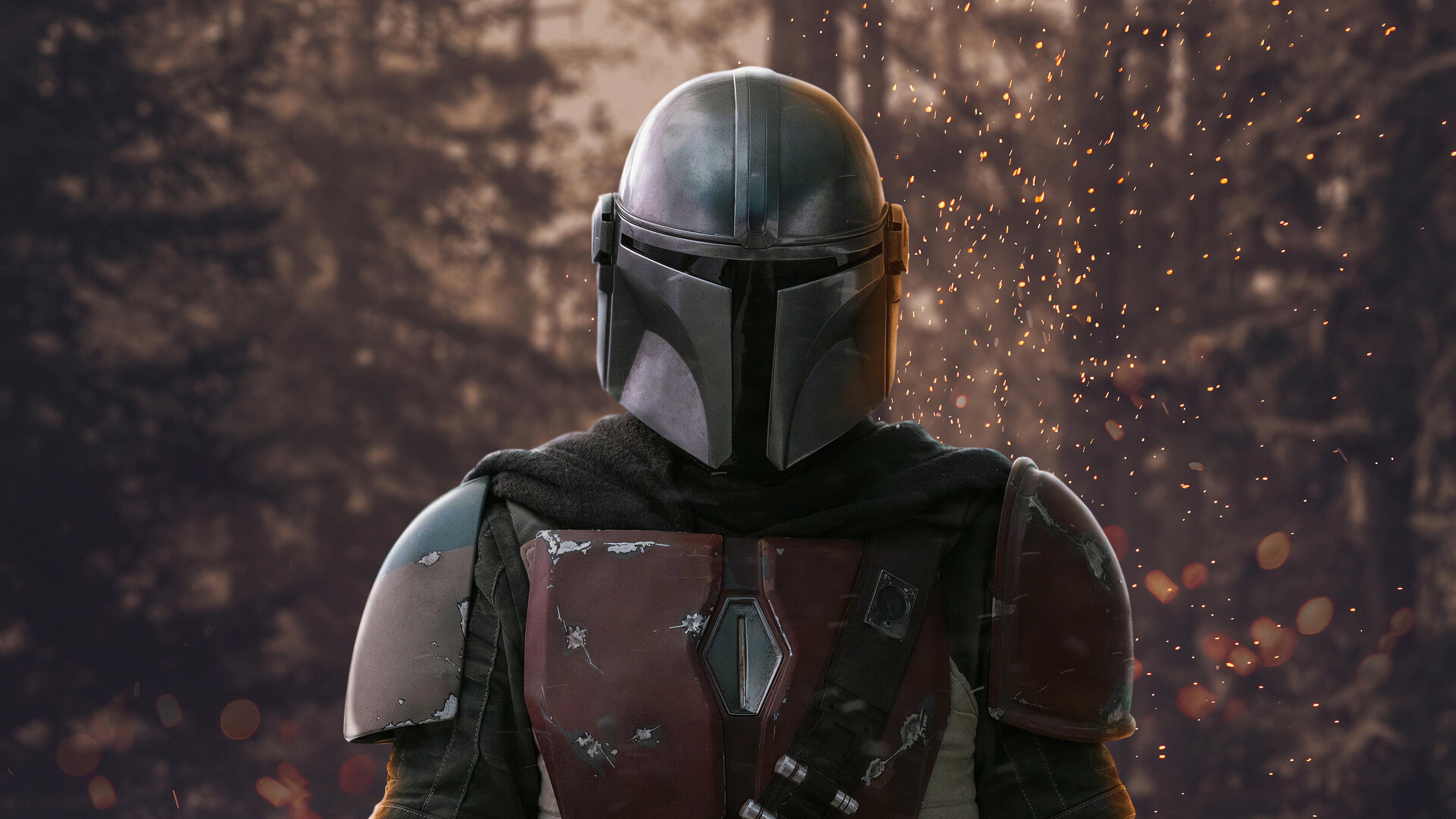The Mandalorian, The Mandalorian (Character), Star Wars, 4K, HD Wallpaper