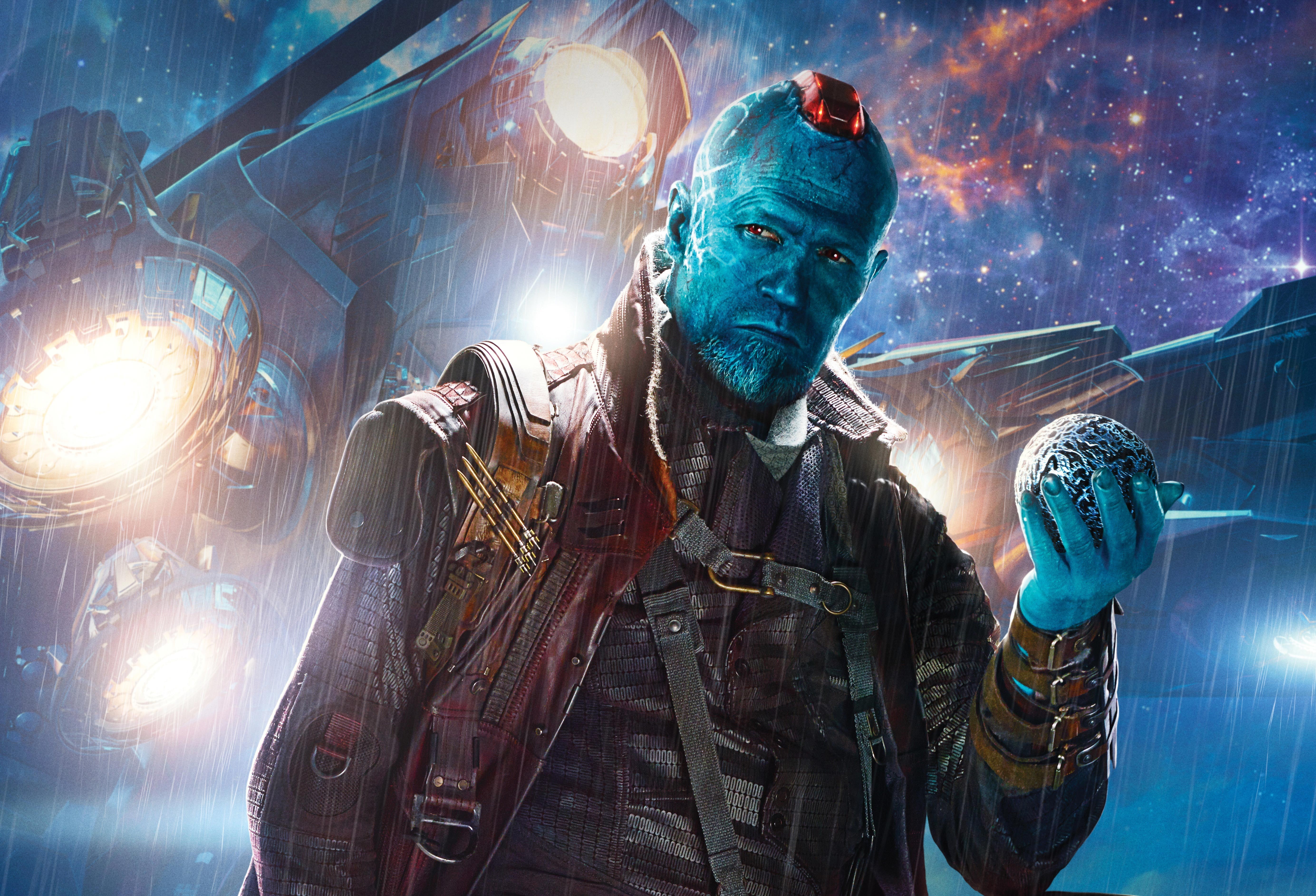 man, holding, HD, brain, Yondu, Guardians of the Galaxy Vol 2, 5K, 5K, HD Wallpaper