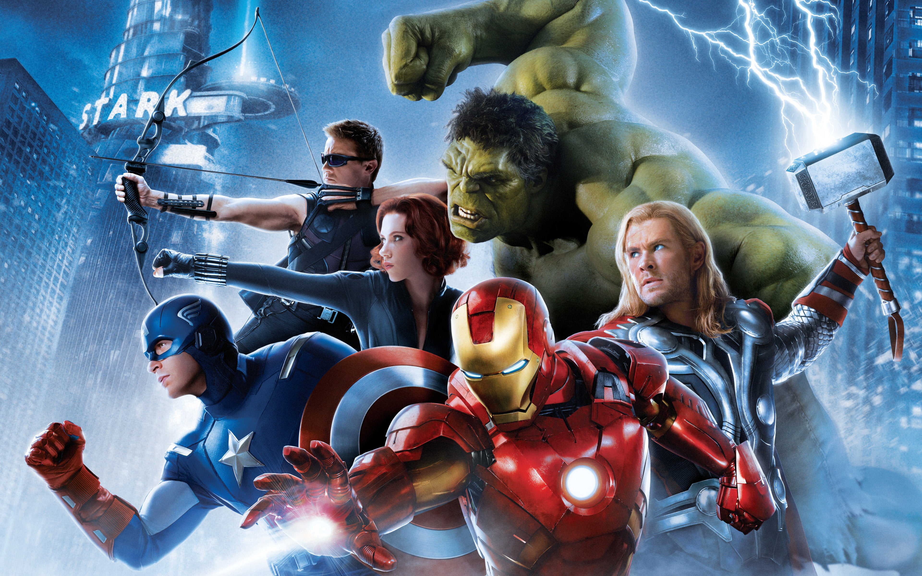 leisure activity, swimming, captain, digital composite, adult, males, real people, hulk, evans, hd, avengers, young adult, black, renner, chris, HD Wallpaper