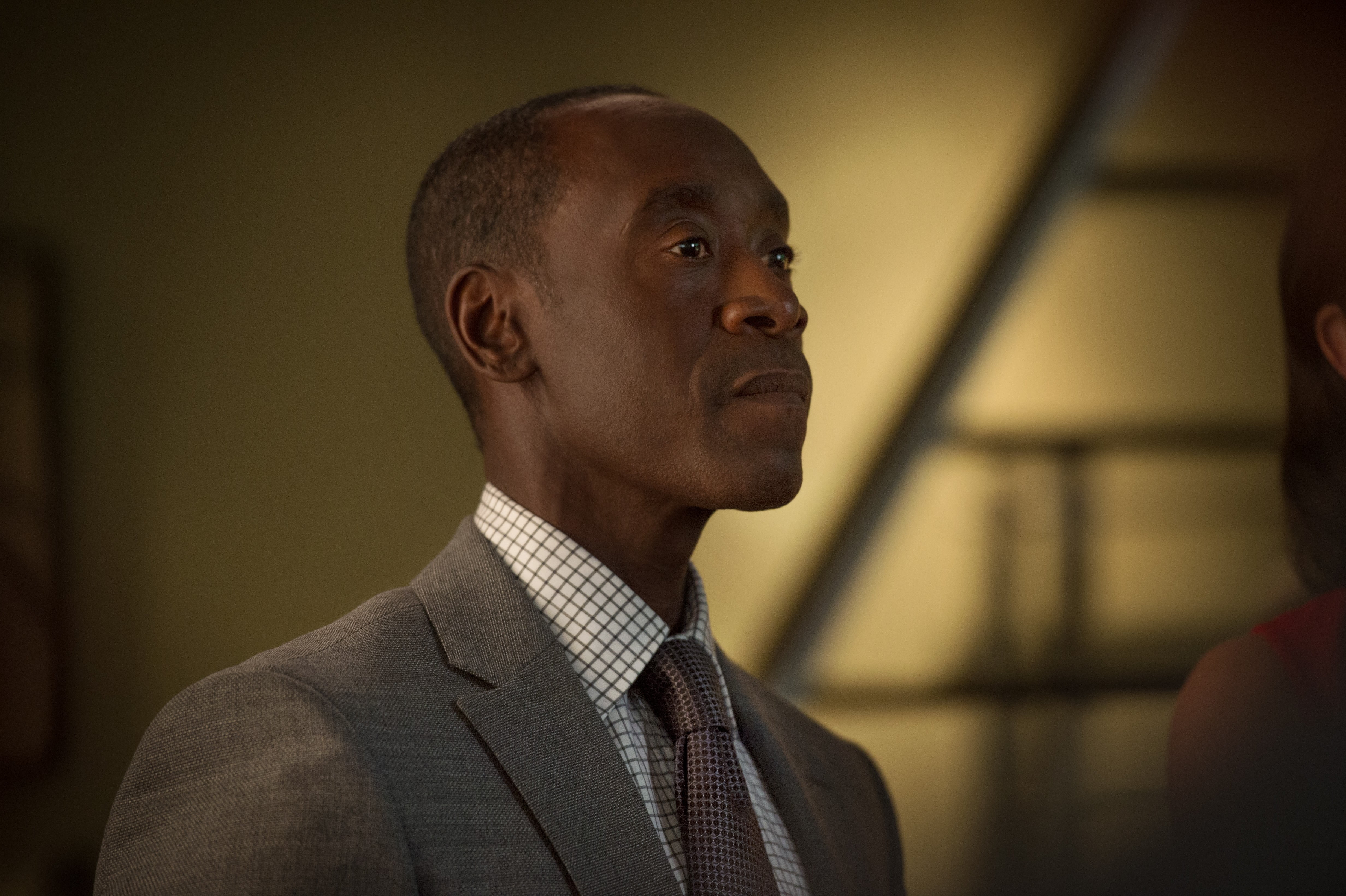 s, shirt, real people, business, well-dressed, focus on foreground, one person, looking away, dress, Don Cheadle, mature men, suit, portrait, contemplation, HD Wallpaper