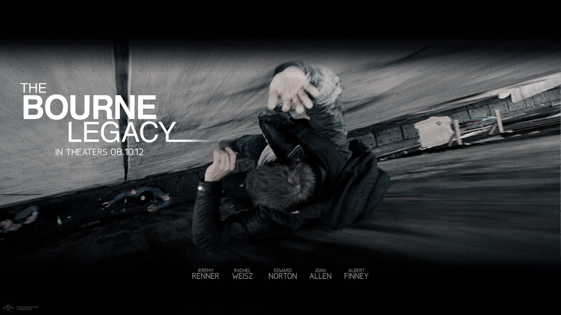 motion, one person, legacy, blurred motion, western script, hopelessness, mode of transportation, Jeremy Renner, Jason Bourne, men, indoors, poster, communication, HD Wallpaper