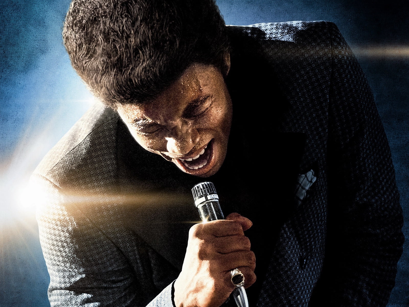 chadwick boseman, get on up, lifestyles, males, adult, 720P, james brown, input device, holding, front view, one person, brown, headshot, waist up, men, HD Wallpaper