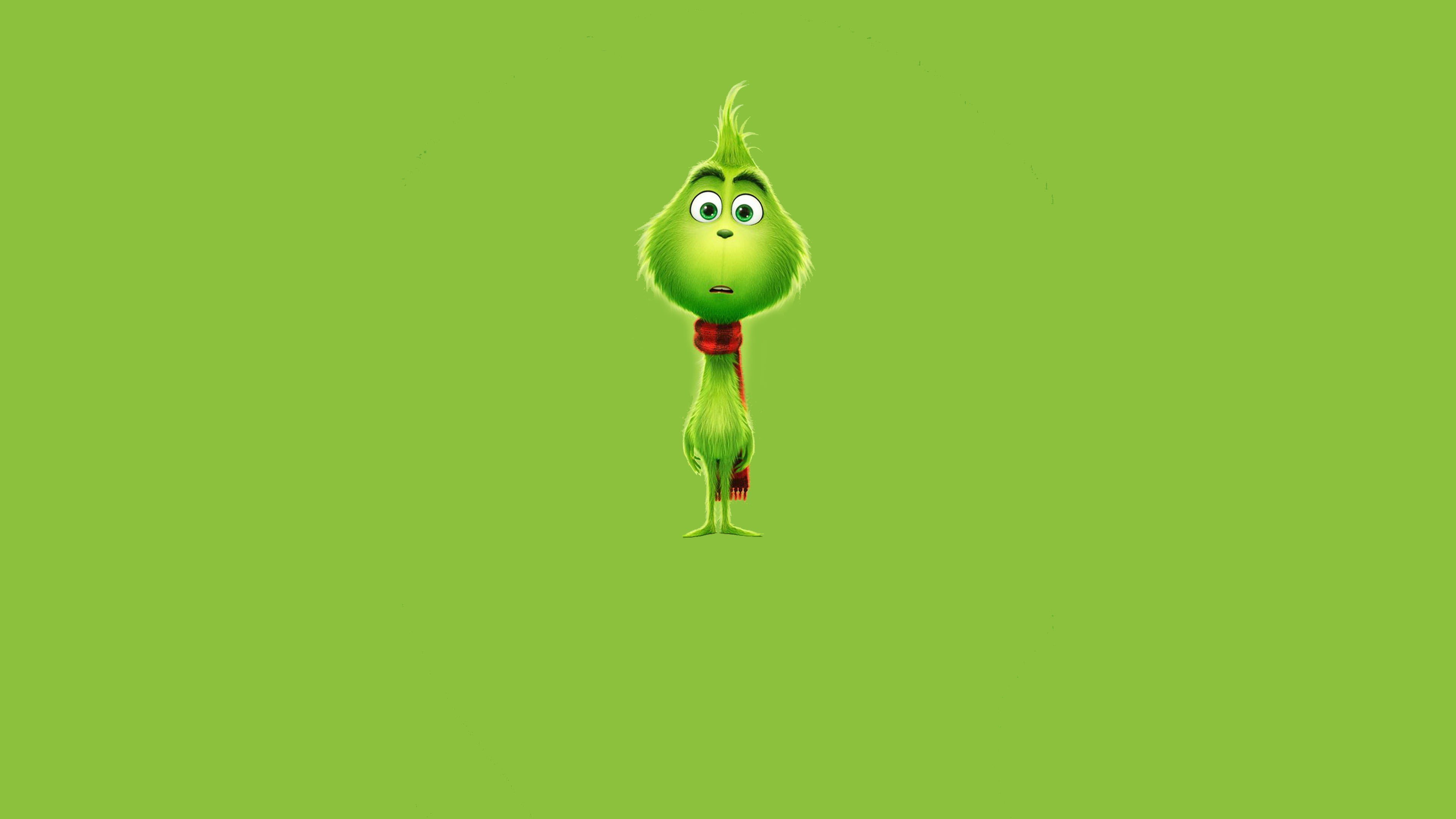 green, cartoon, The Grinch, background, 4K, HD Wallpaper
