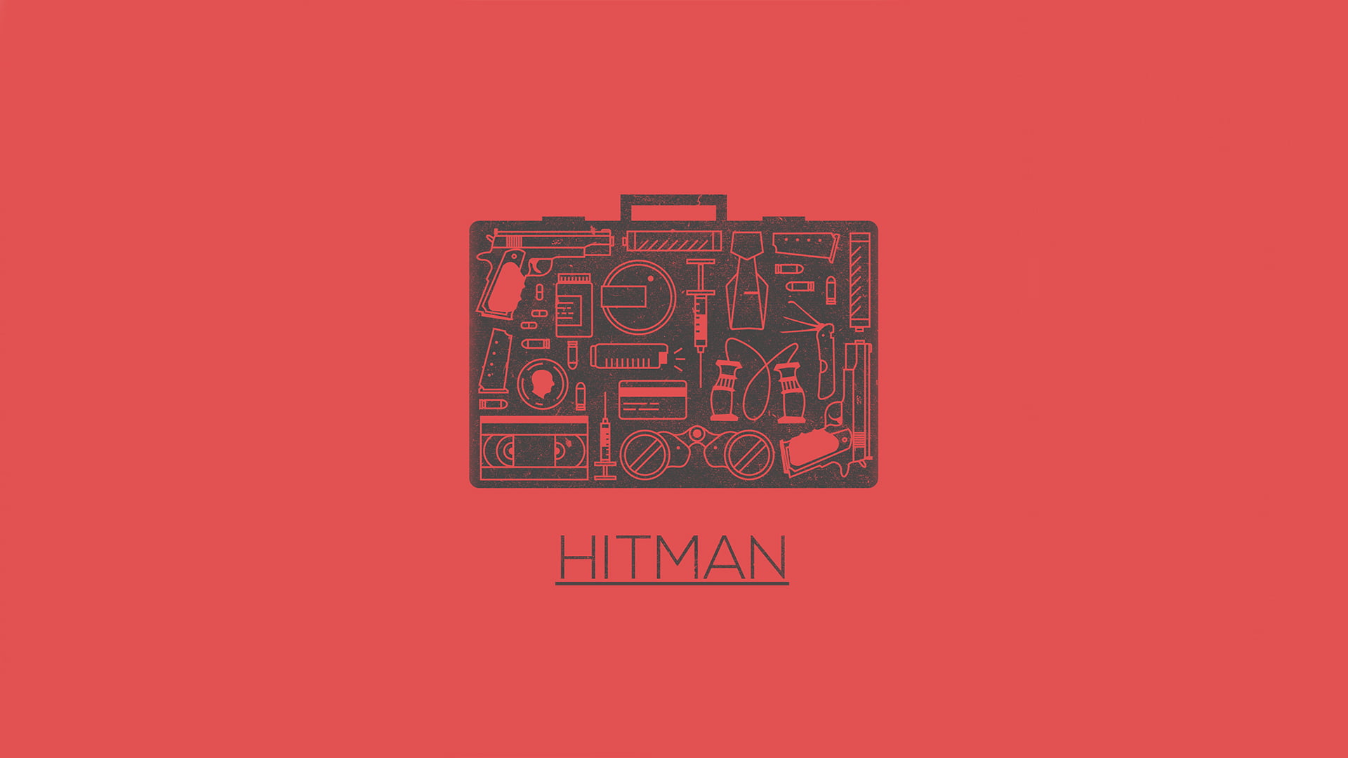 1080P, HITMAN 2, Hitman, game logo, HD Wallpaper