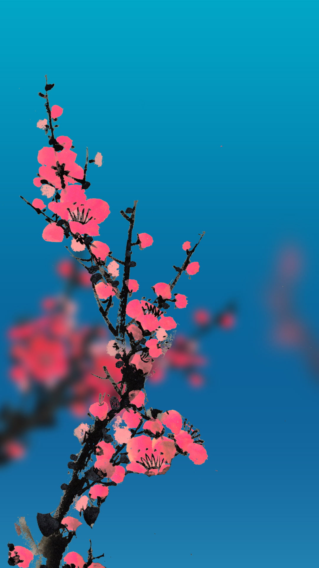 1080P, nature, phone, flowers, Phone HD Wallpaper
