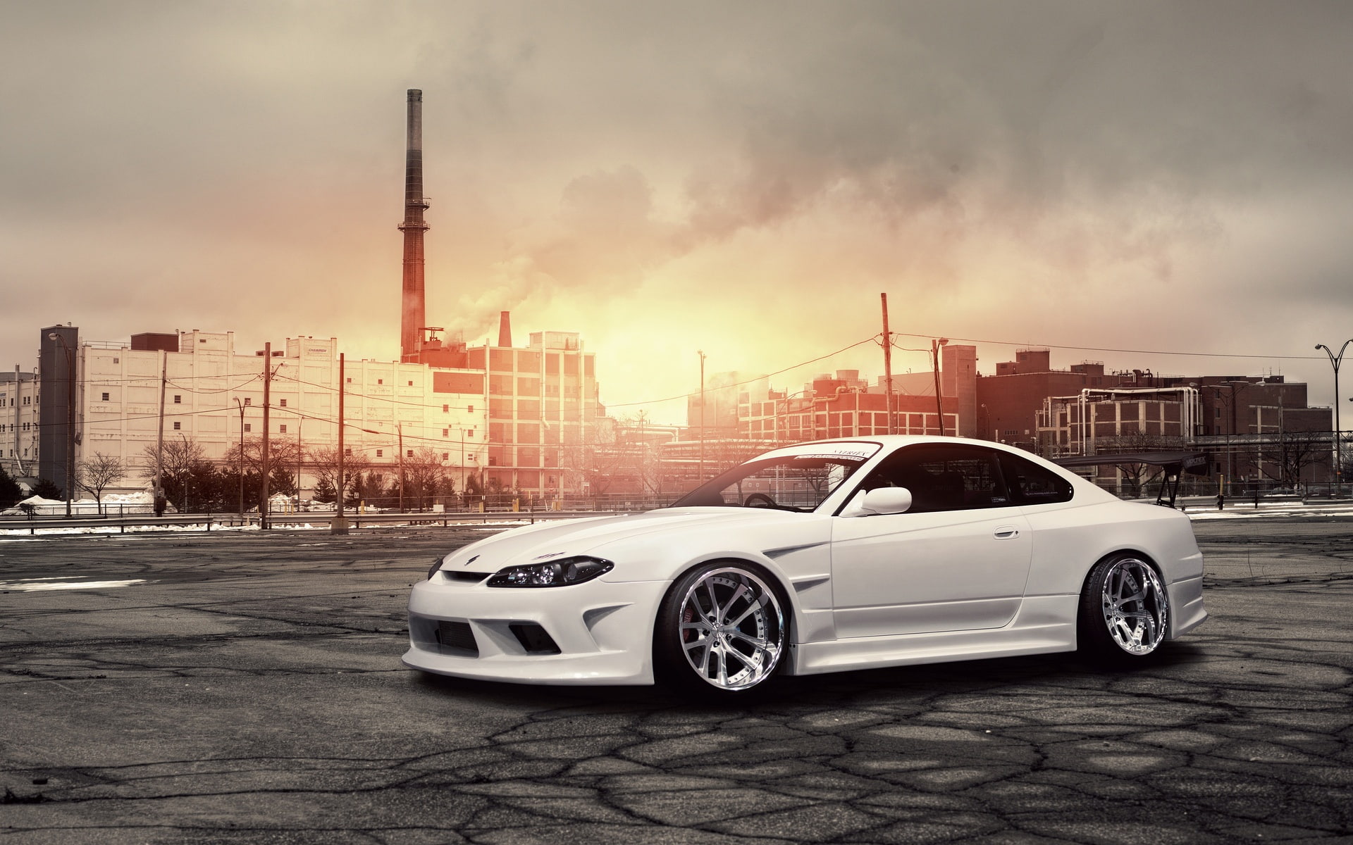s, Car, silvia, 1080P, Nissan, White, HD Wallpaper