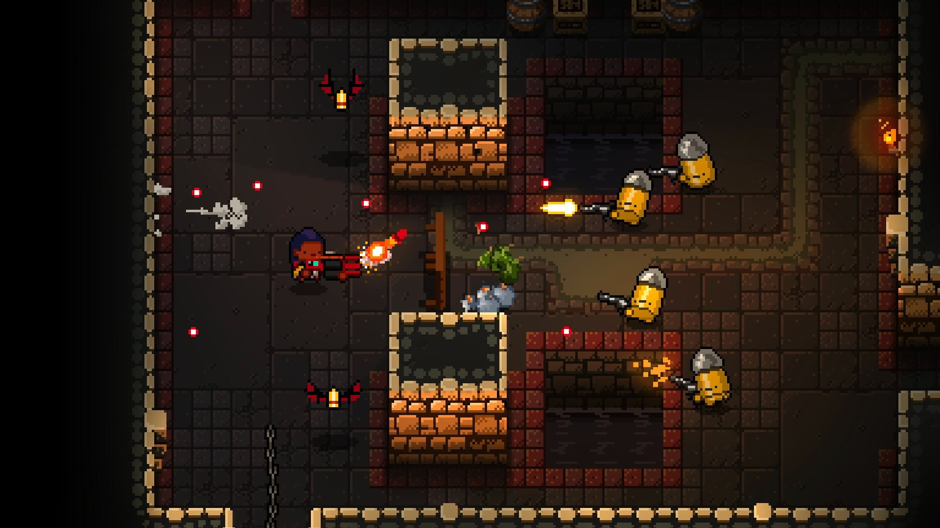 lighting equipment, city, 1080P, night, building, pixel art, Enter the Gungeon, grid, high angle view, no people, pattern, yellow, arrangement, illuminated, HD Wallpaper