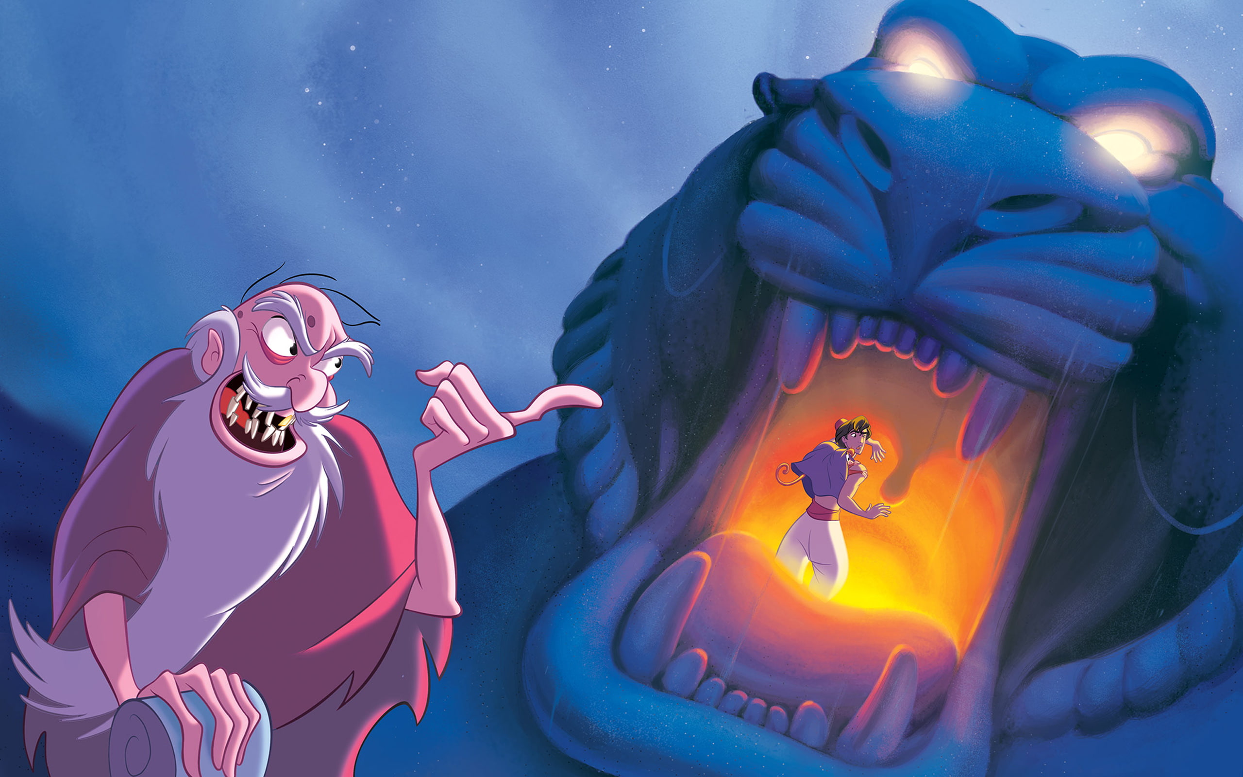 aladdin, wonders, hd, enters, 2K, cave, HD Wallpaper