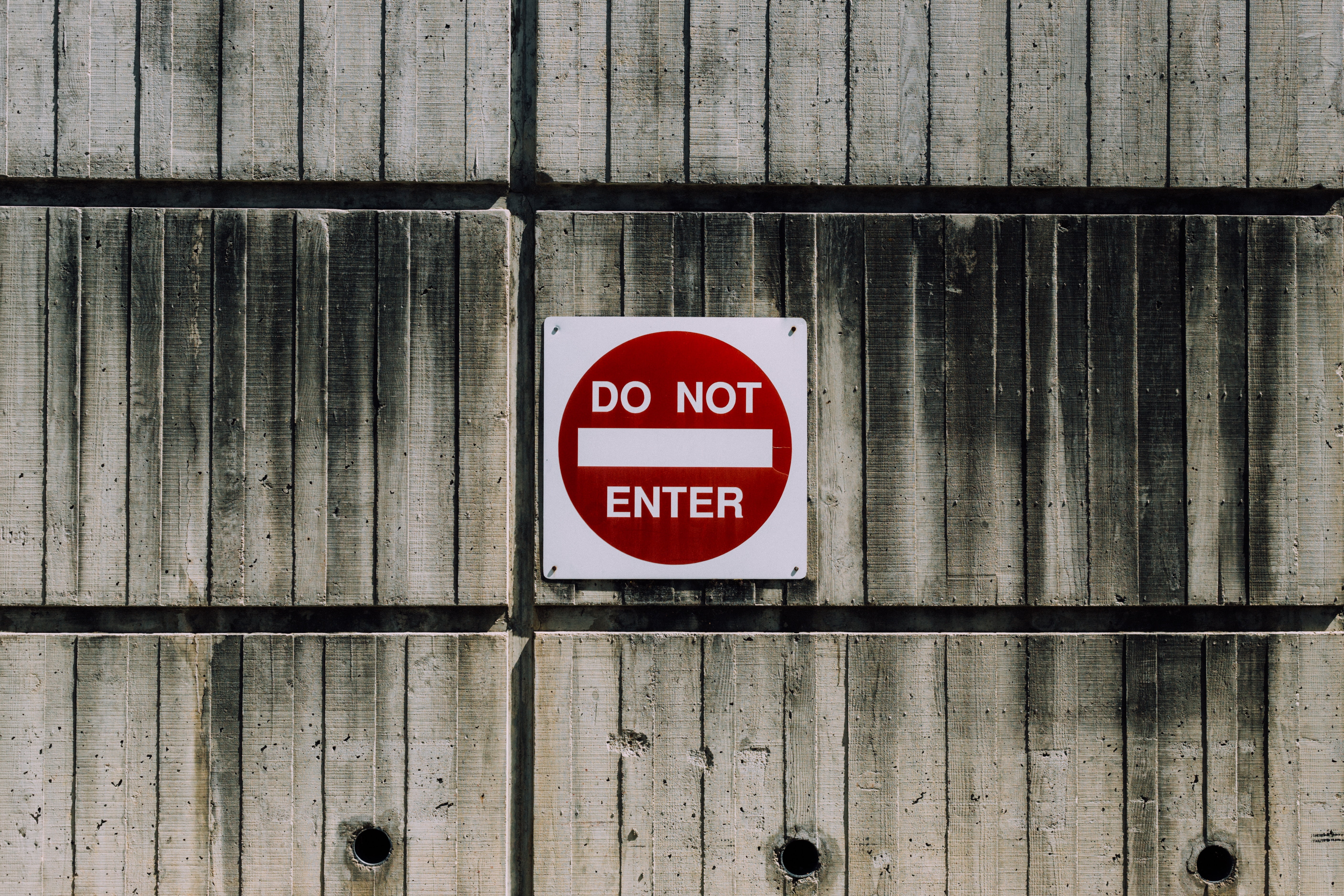 no People, prohibition, information, wall, inscription, safety, protection, capital letter, red, wood - material, day, forbidden, warning Symbol, traffic, HD Wallpaper