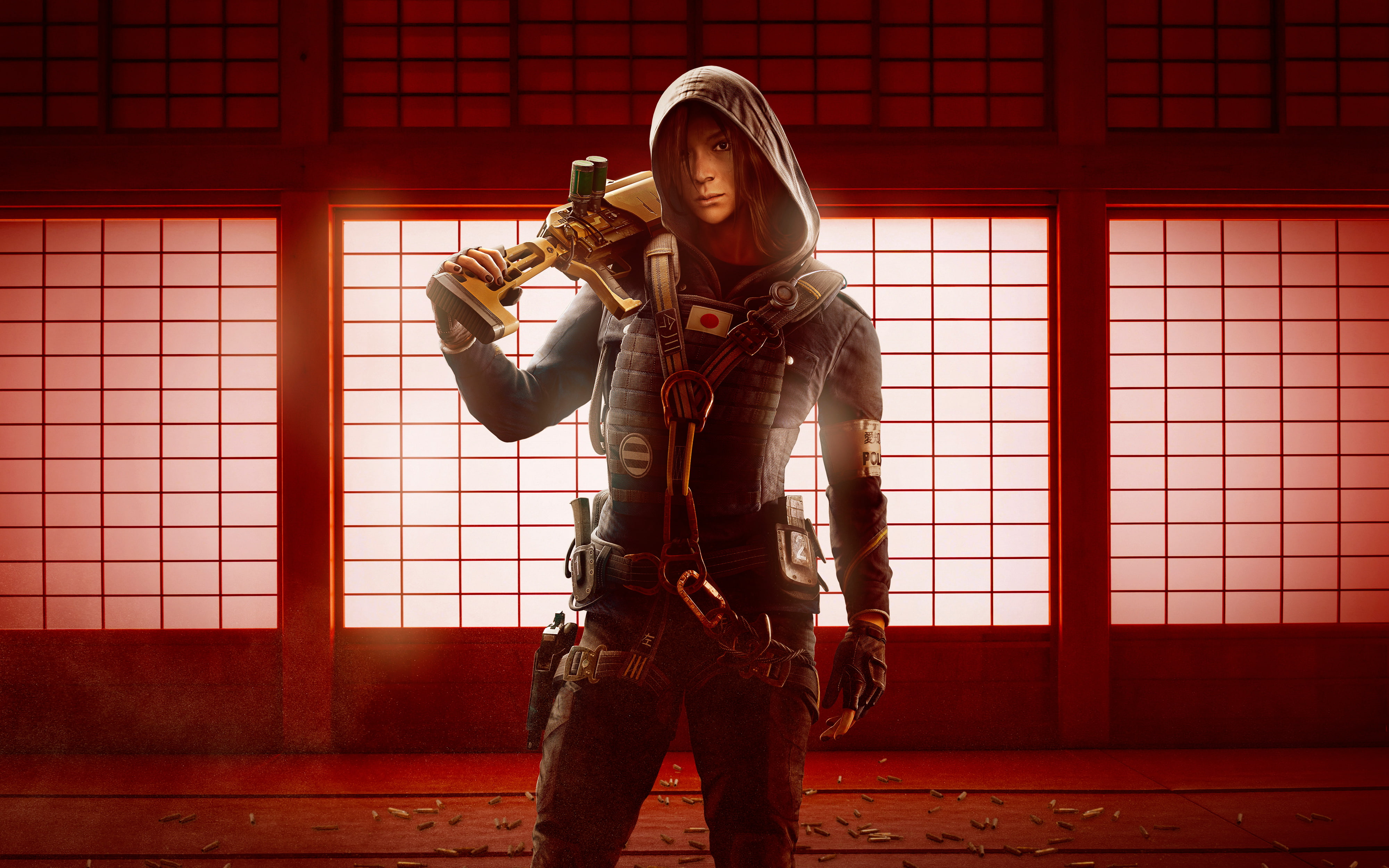 arts culture and entertainment, rainbow, Operator, adult, young women, one person, holding, Tom, Hibana, Six, day, Crow, traditional clothing, front view, HD Wallpaper