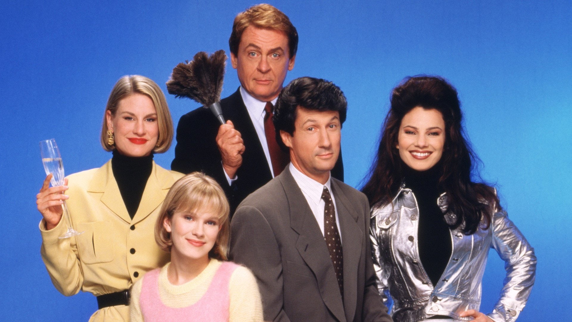 Nicholle Tom, Madeline Zima, C. C. Babcock, 1080P, Niles (The Nanny), TV Show, Fran Fine, The Nanny, Daniel Davis, Lauren Lane, Maxwell Sheffield, Charles Shaughnessy, HD Wallpaper