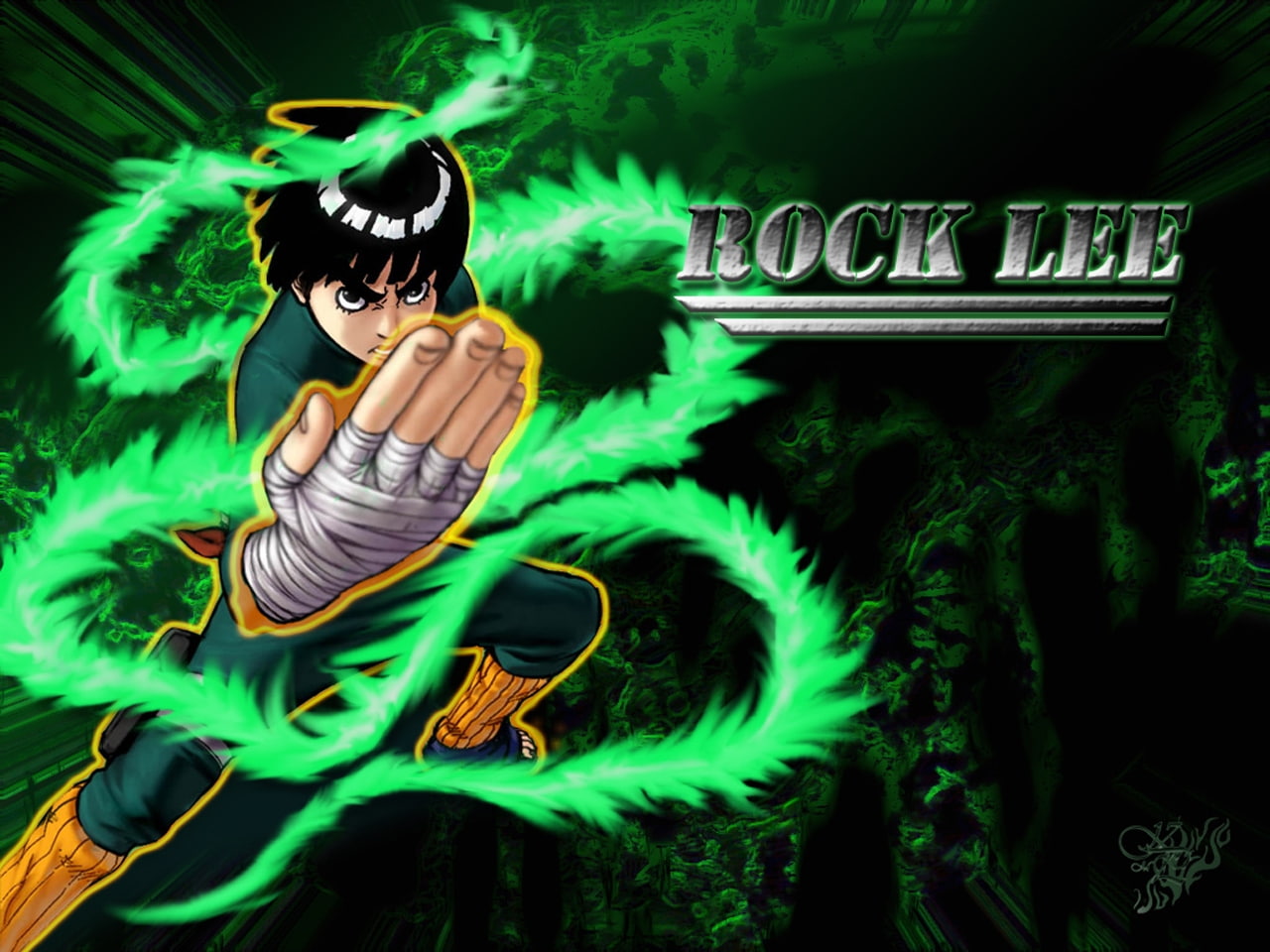 shippuden, 720P, rock, hd, Naruto: Shippuden, x, naruto, art, rock lee, anime, lee, HD Wallpaper