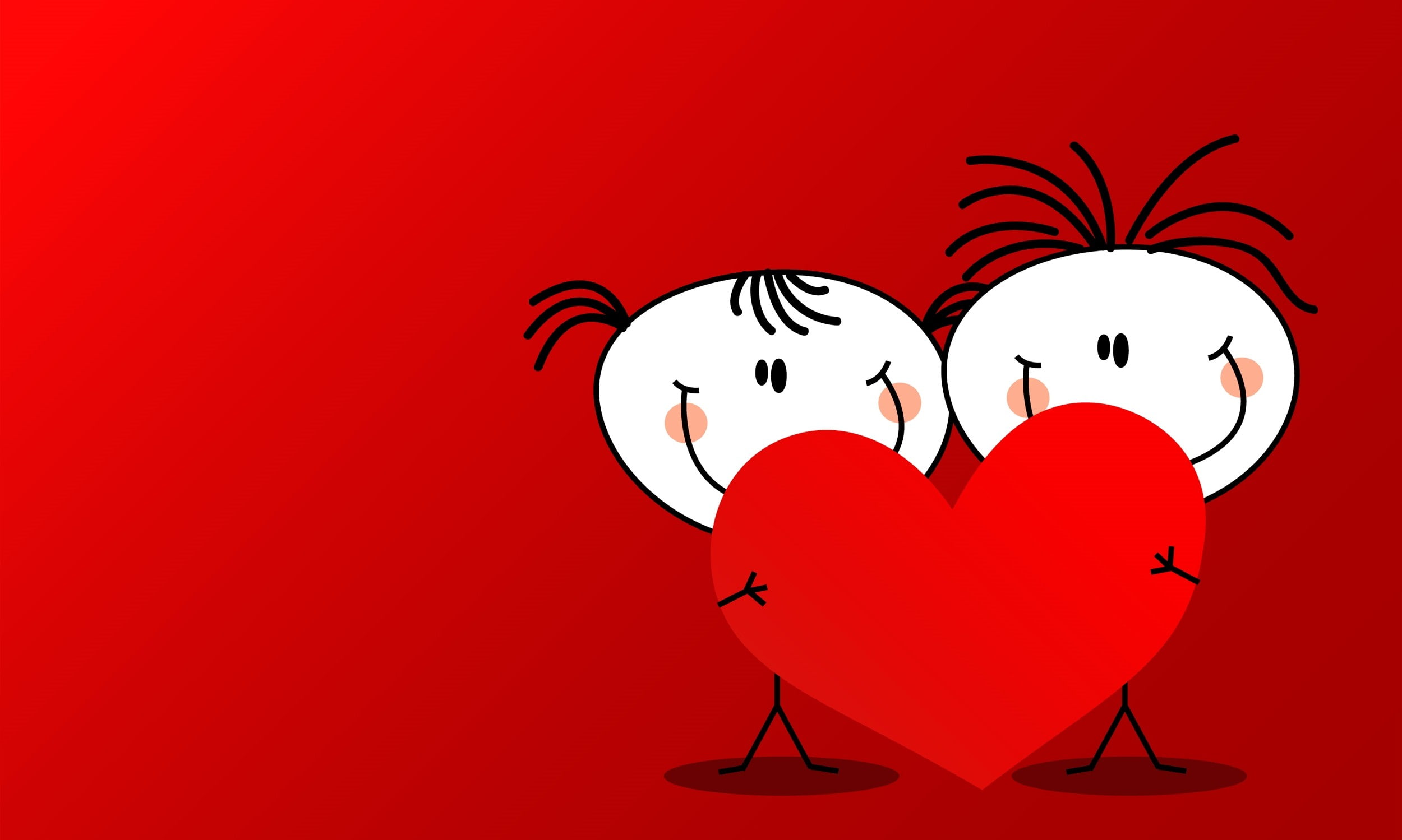 1080P, day, boy, Valentines Day, girl, valentines, men, heart, HD Wallpaper