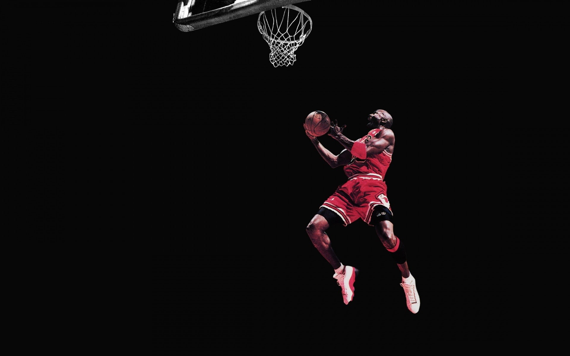 chicago, jump, basketball, michael, bulls, jordan, 1080P, black, HD Wallpaper