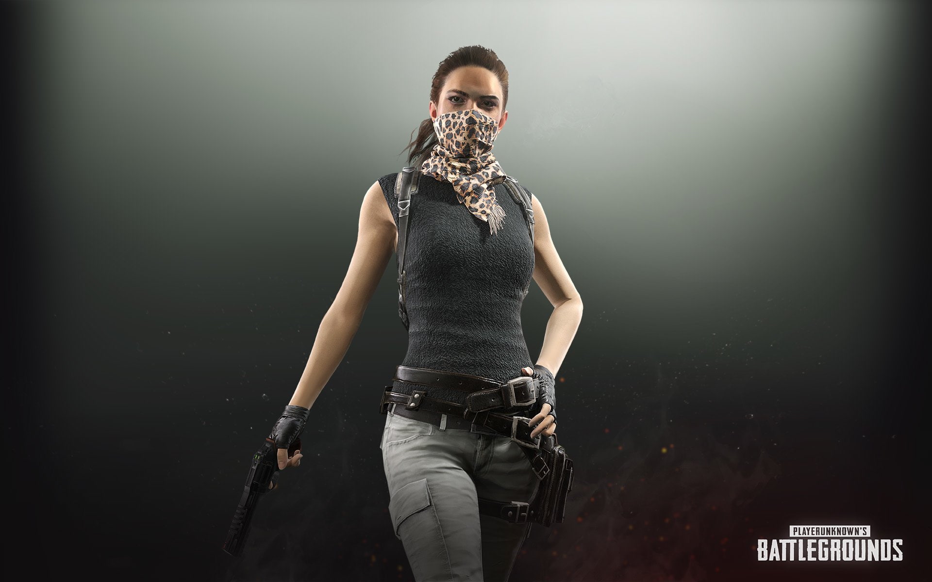 communication, Video Game, looking at camera, sign, adult, standing, holding, young adult, hairstyle, front view, portrait, 1080P, PlayerUnknowns Battlegrounds, HD Wallpaper