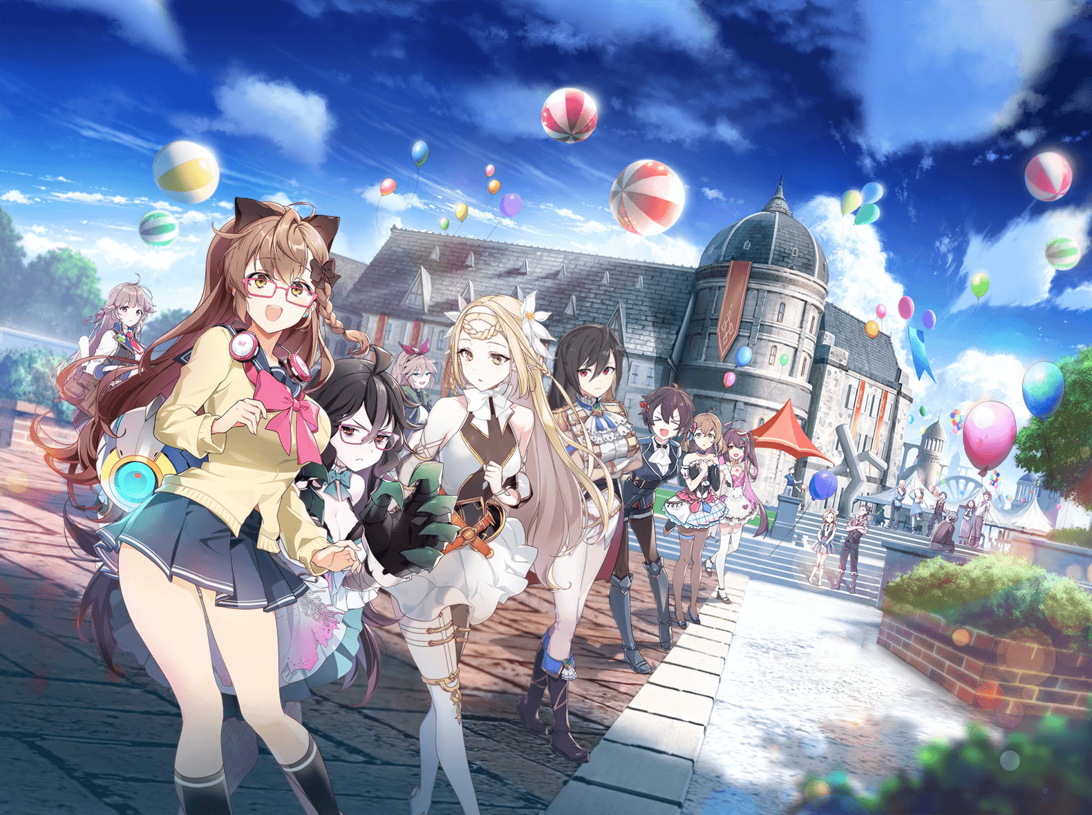 720P, Mobile Game, Epic Seven, video game art, HD Wallpaper