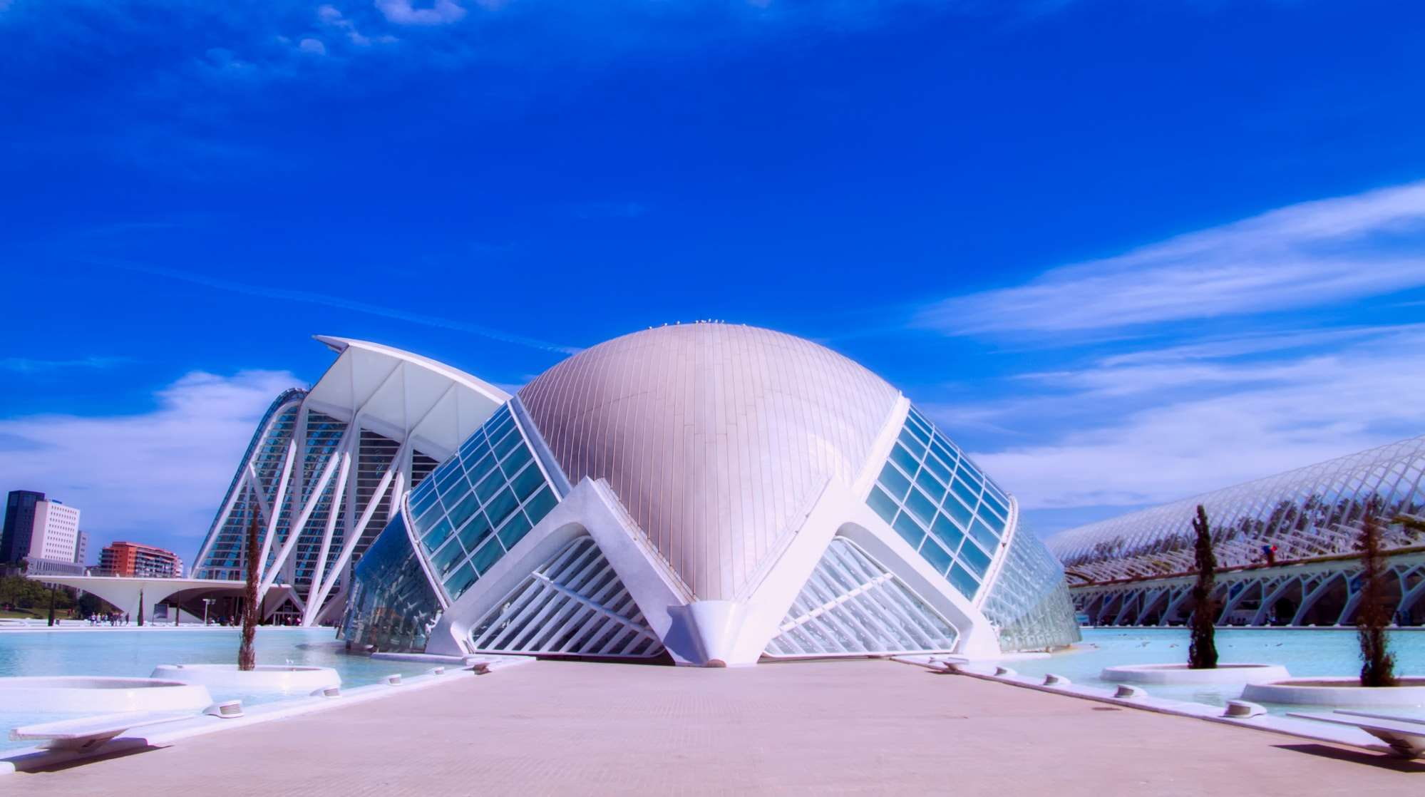office building exterior, daylight, cityscape, built structure, 1080P, city, building, office, city of arts and sciences, business, buildings, downtown, HD Wallpaper