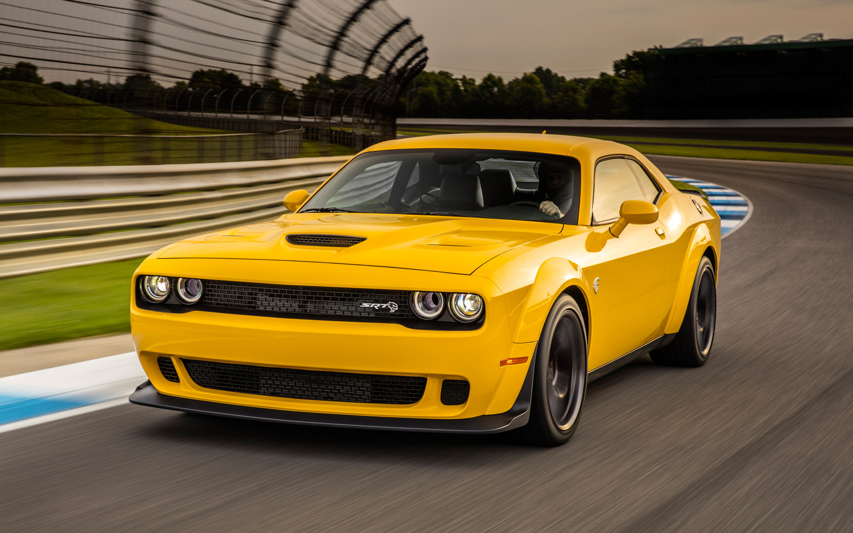 car, yellow, motion, transportation, built structure, travel, vintage car, 2018, day, motor vehicle, Challenger, yellow taxi, outdoors, land vehicle, architecture, HD Wallpaper