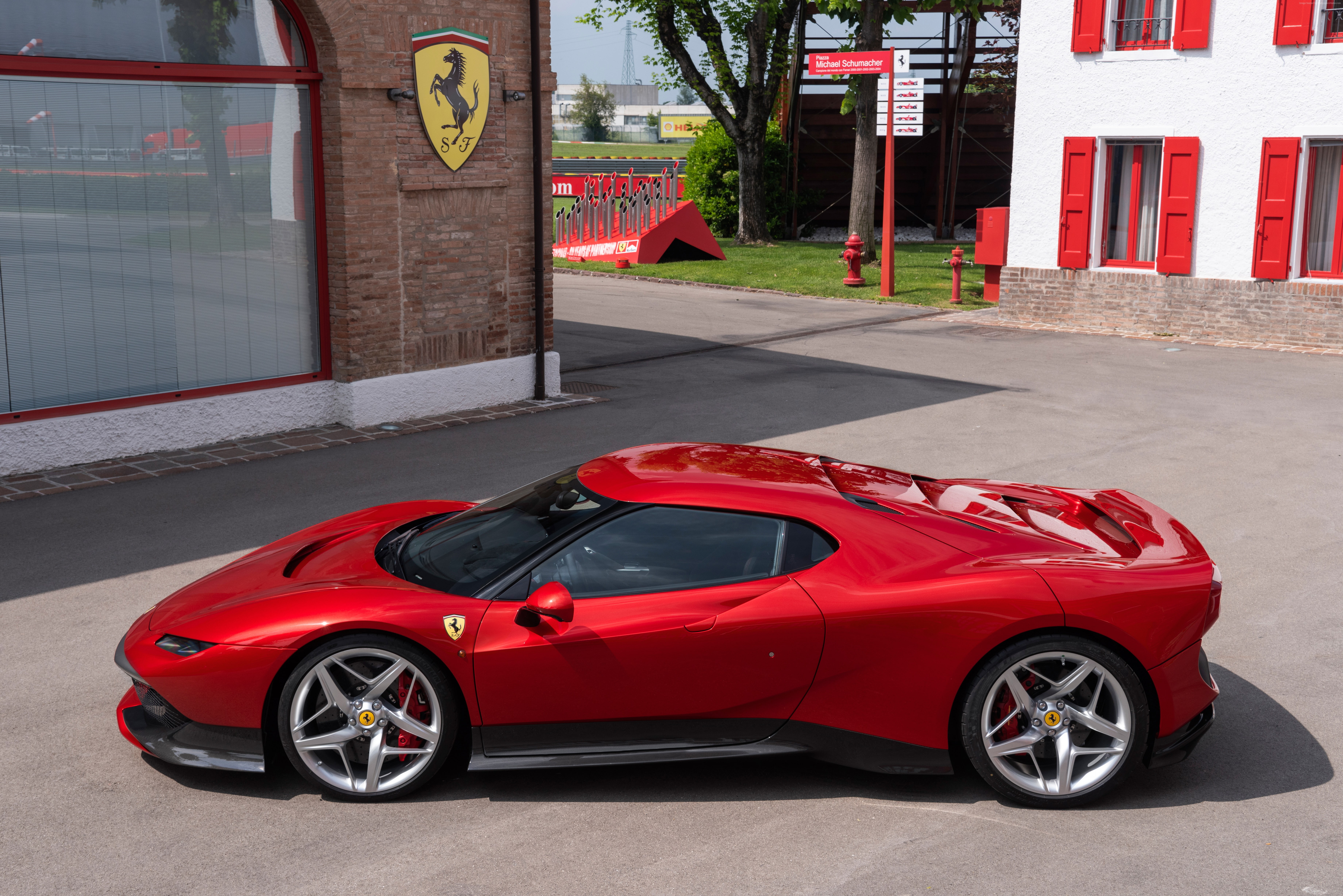 5K, 4K, Ferrari SP38, Luxury cars, 2018 Cars, 8K, HD Wallpaper